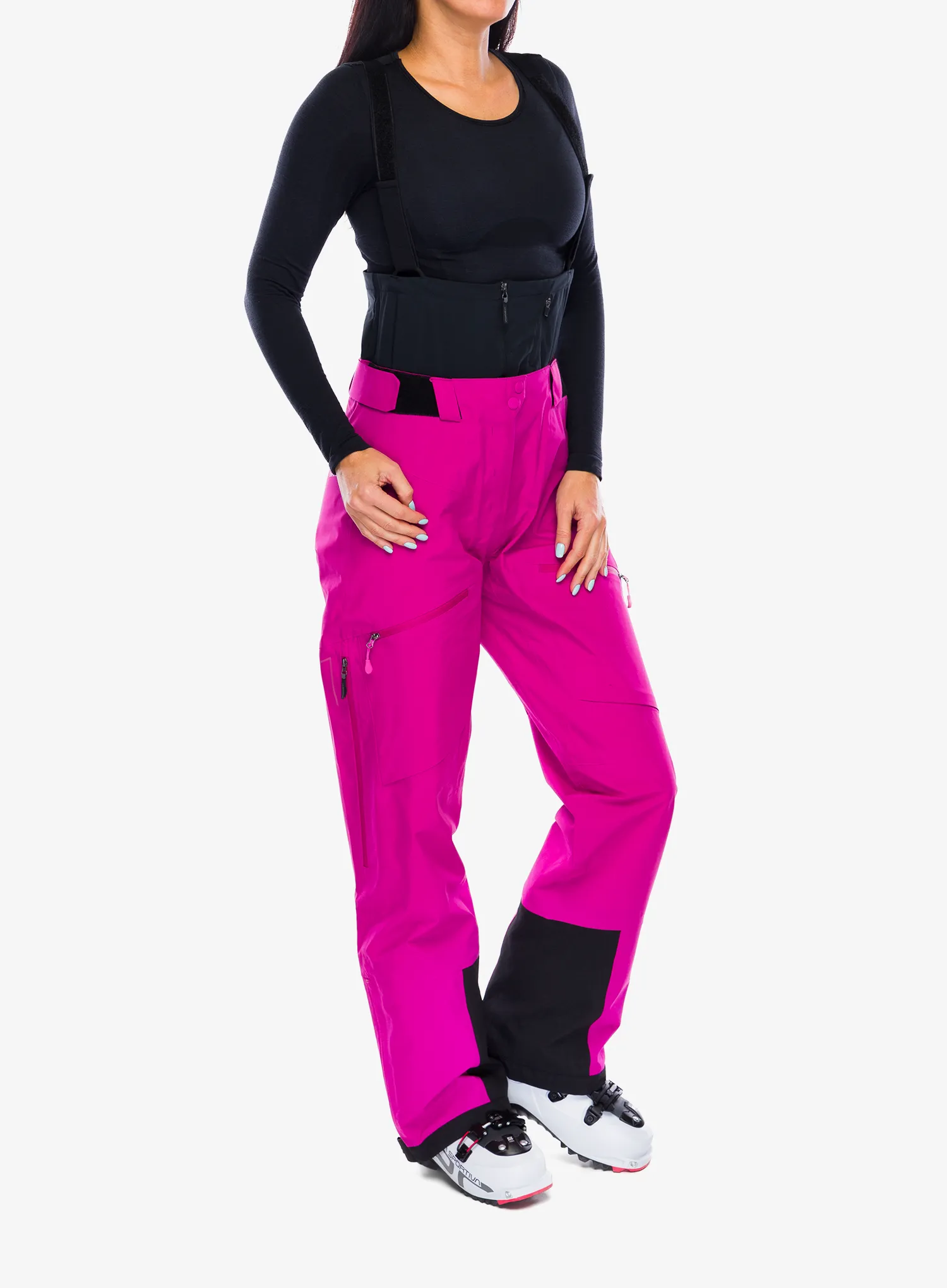 Lyžařské kalhoty dámské La Sportiva Chaser Evo Shell Bib Pant - springtime