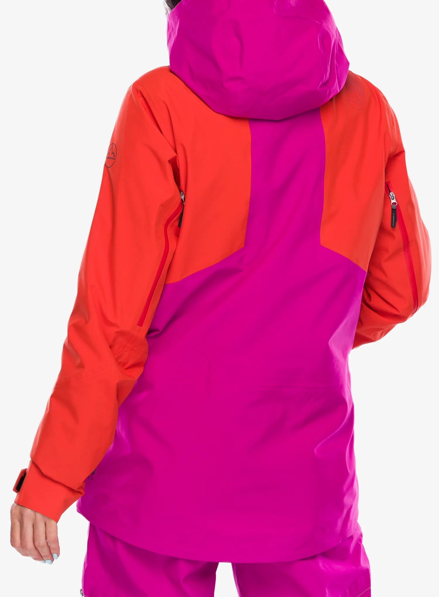 Dámská nepromokavá bunda s membránou La Sportiva Chaser Evo Shell Jkt - cherry tomato/springtime