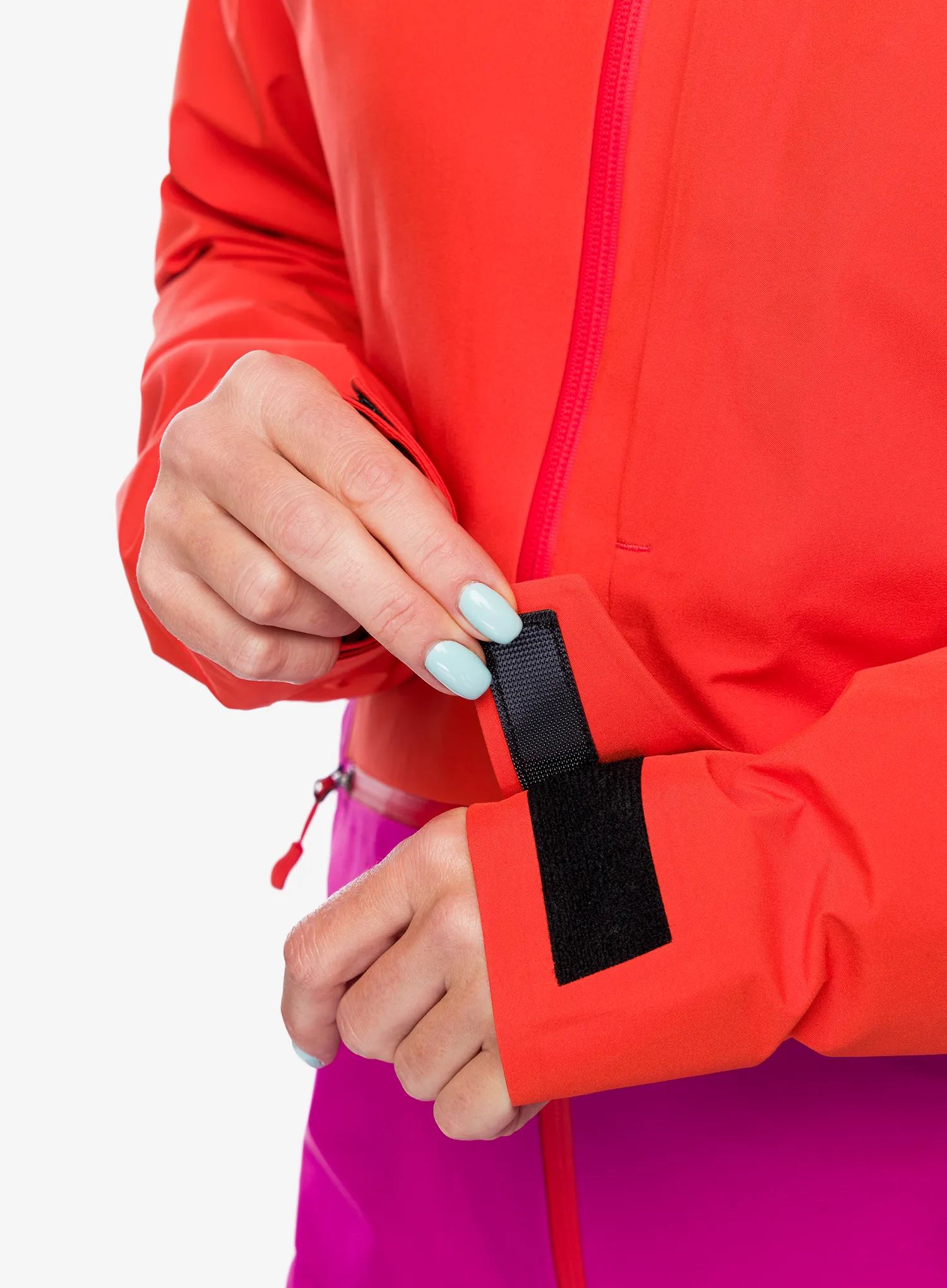 Dámská nepromokavá bunda s membránou La Sportiva Chaser Evo Shell Jkt - cherry tomato/springtime