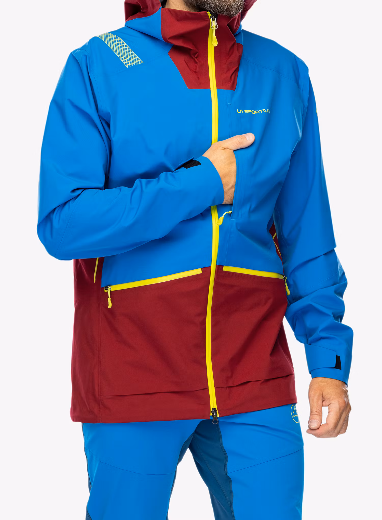 Bunda s membránou La Sportiva Chaser Evo Shell Jkt - electric blue/sangria