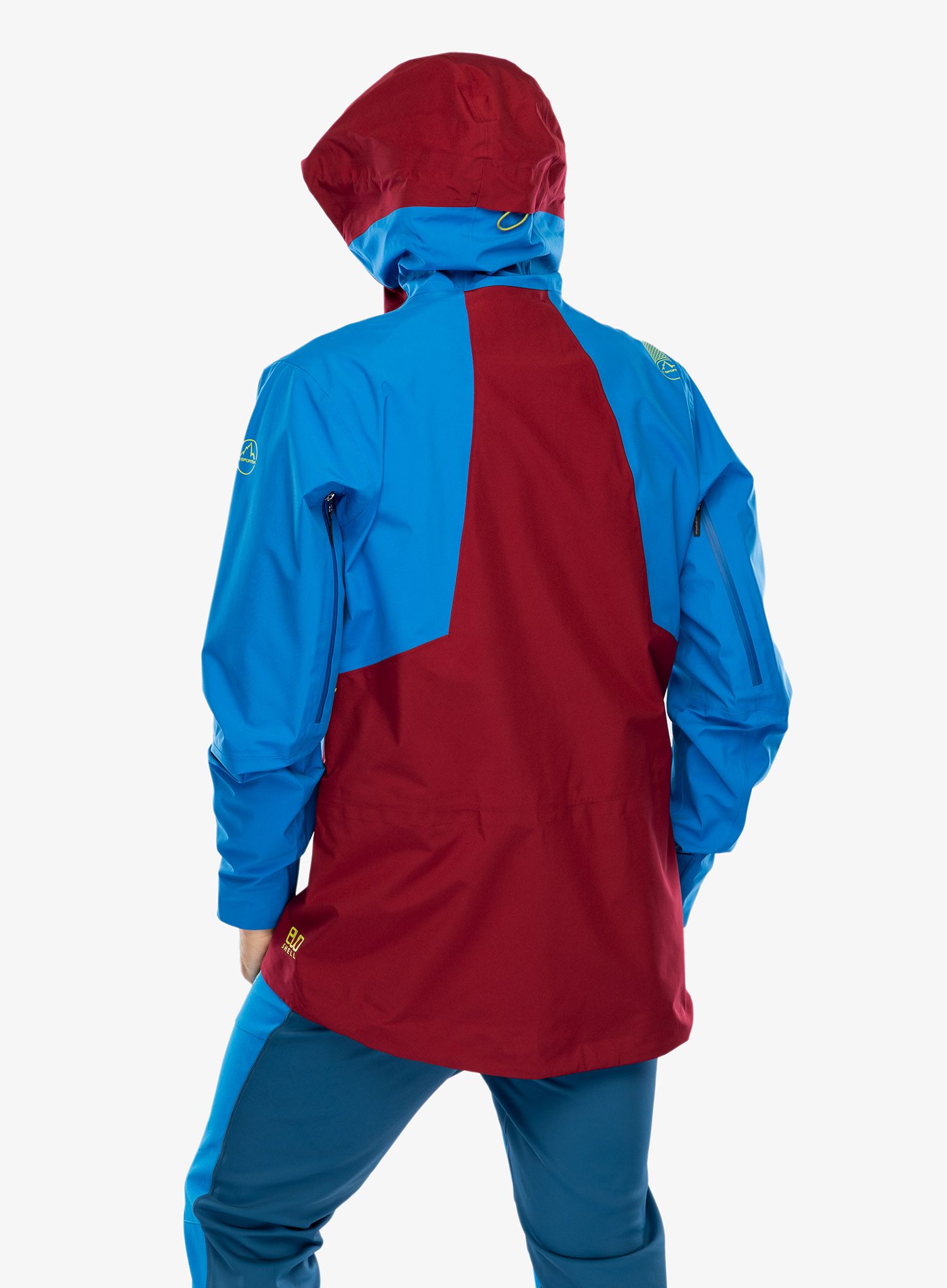 Bunda s membránou La Sportiva Chaser Evo Shell Jkt - electric blue/sangria