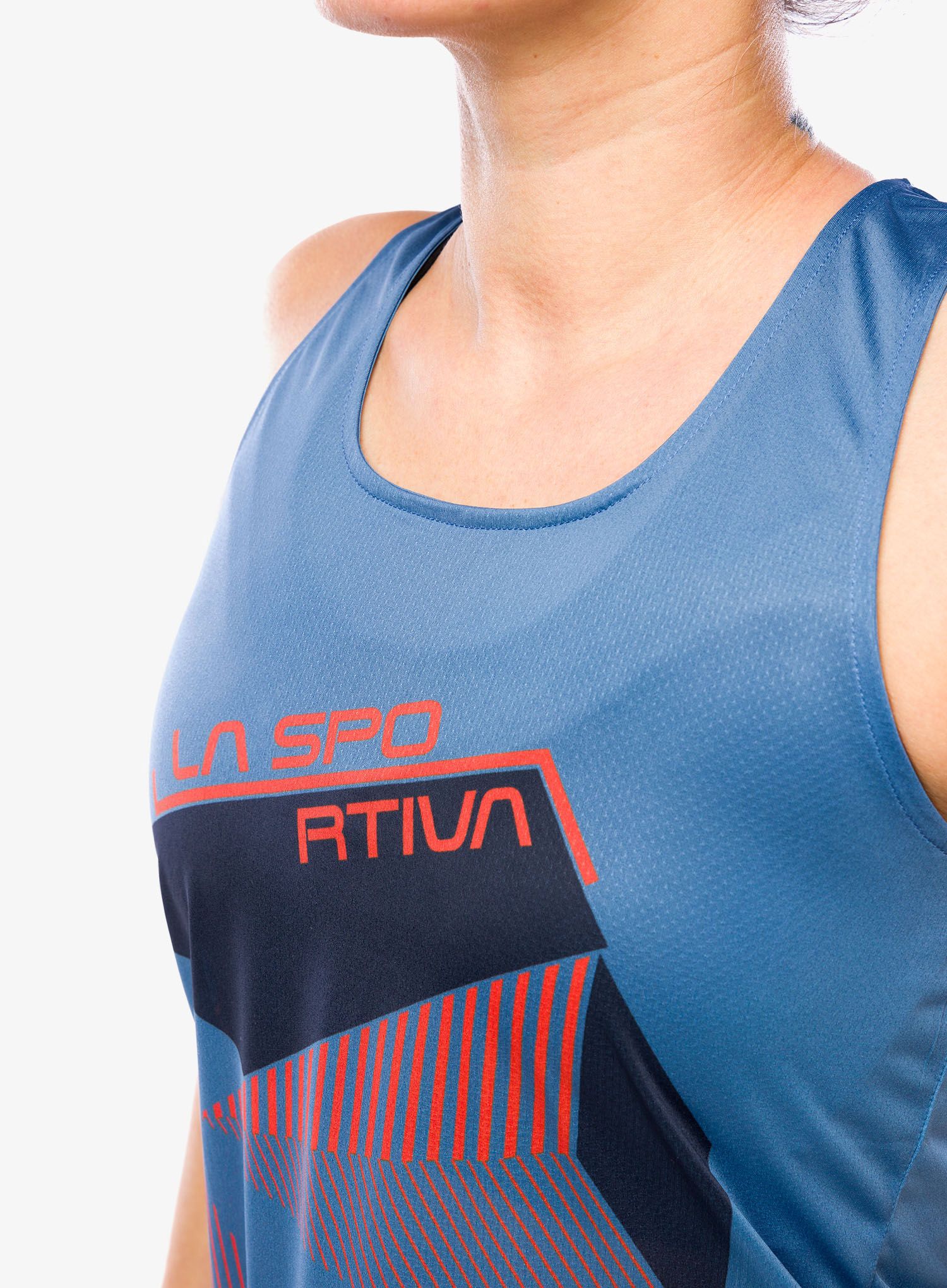 Dámský lezecký top La Sportiva Comp Tank - moonlight/deep sea