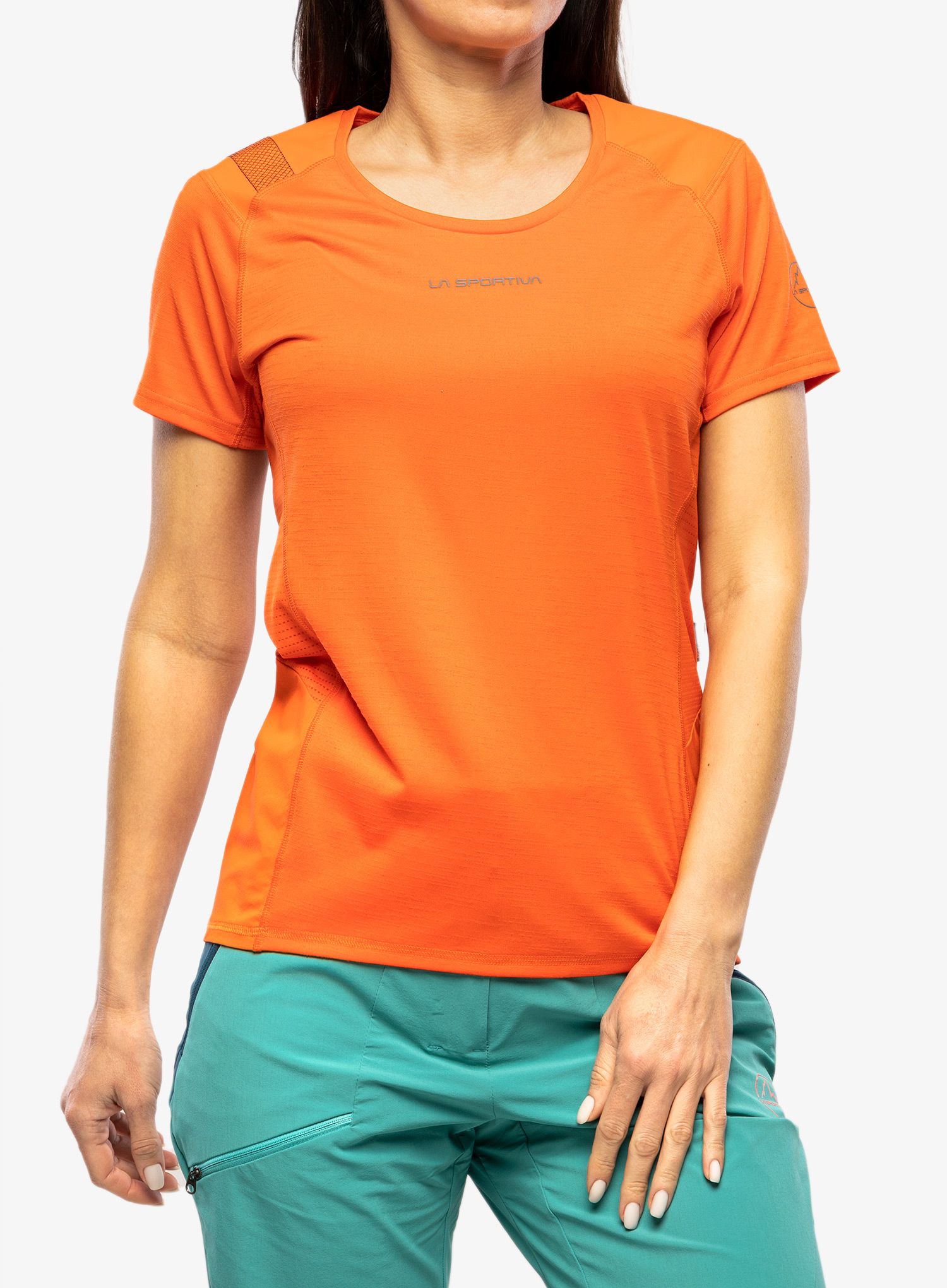 Dámské rychleschnoucí triko La Sportiva Compass T-Shirt - cherry tomato