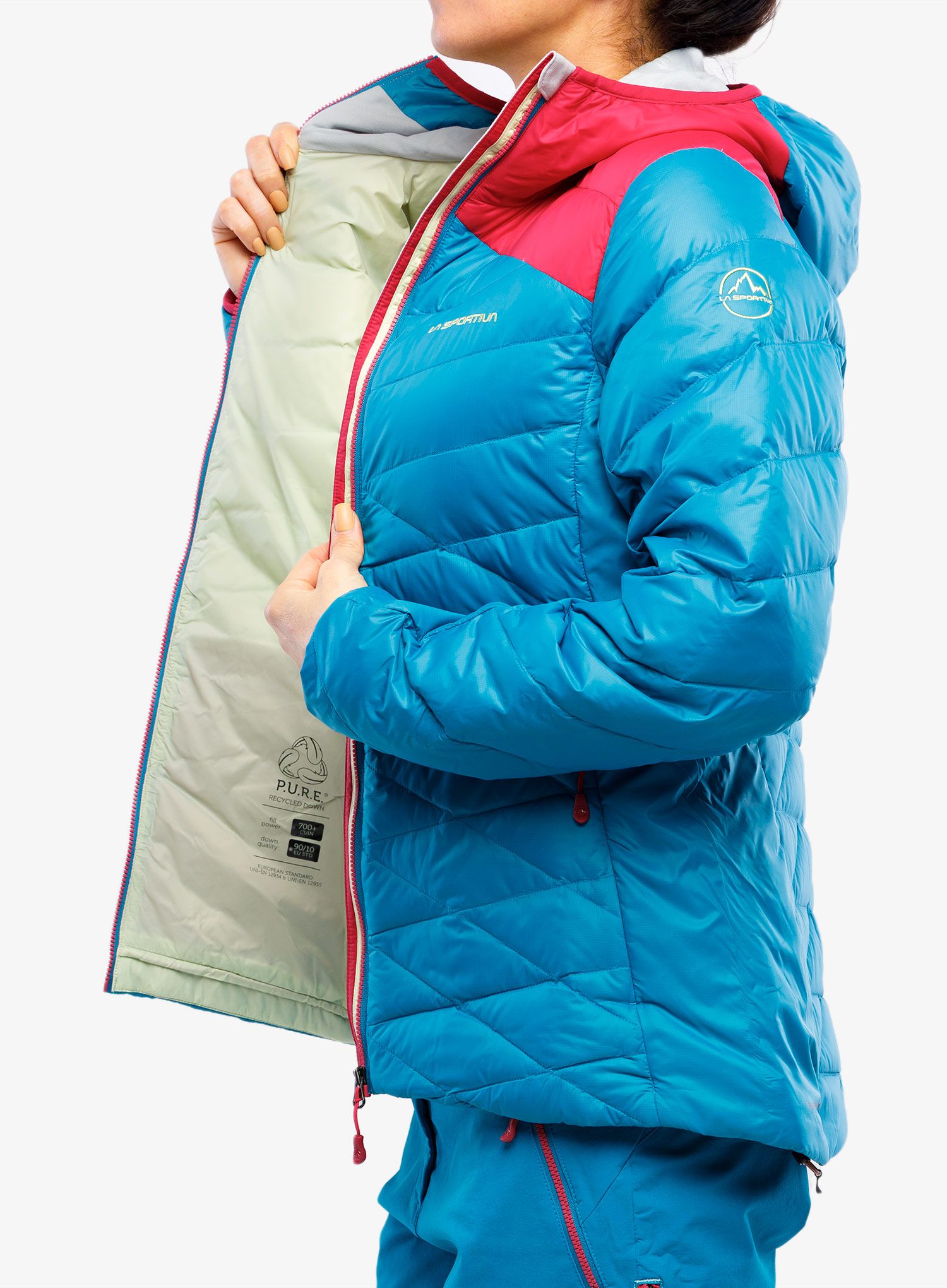 Dámská péřová bunda La Sportiva Deimos Down Jacket - crystal/cerise