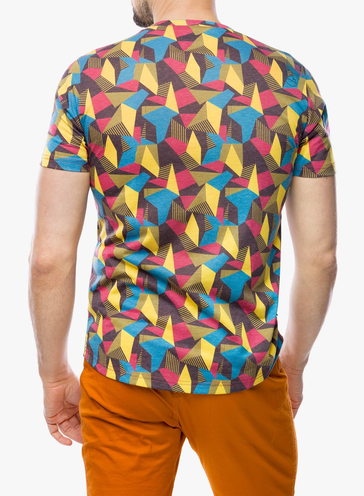 Lezecké triko La Sportiva Dimension T-Shirt - cerise/yellow