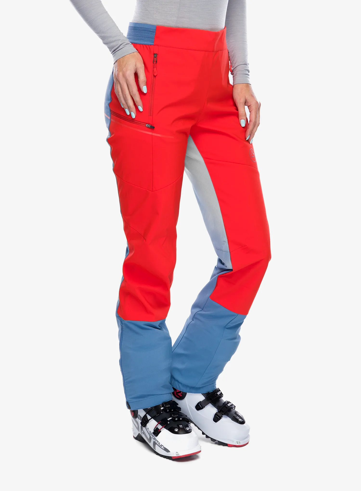 Softshellové kalhoty dámské La Sportiva Ikarus Pant - cherry tomato/moonlight