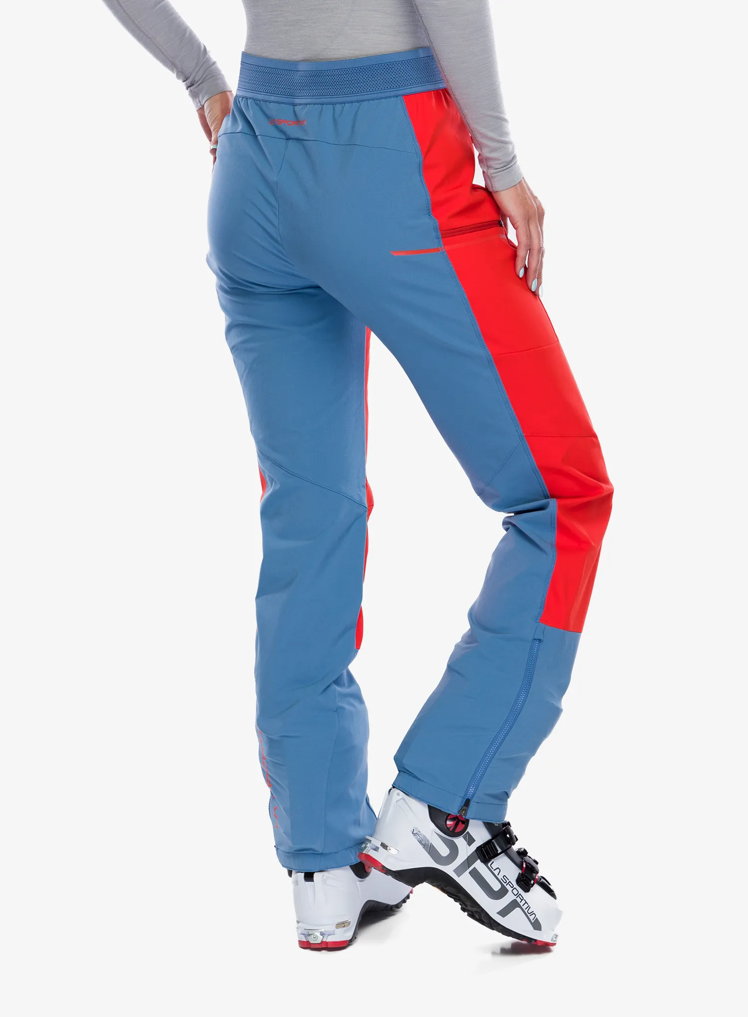 Softshellové kalhoty dámské La Sportiva Ikarus Pant - cherry tomato/moonlight