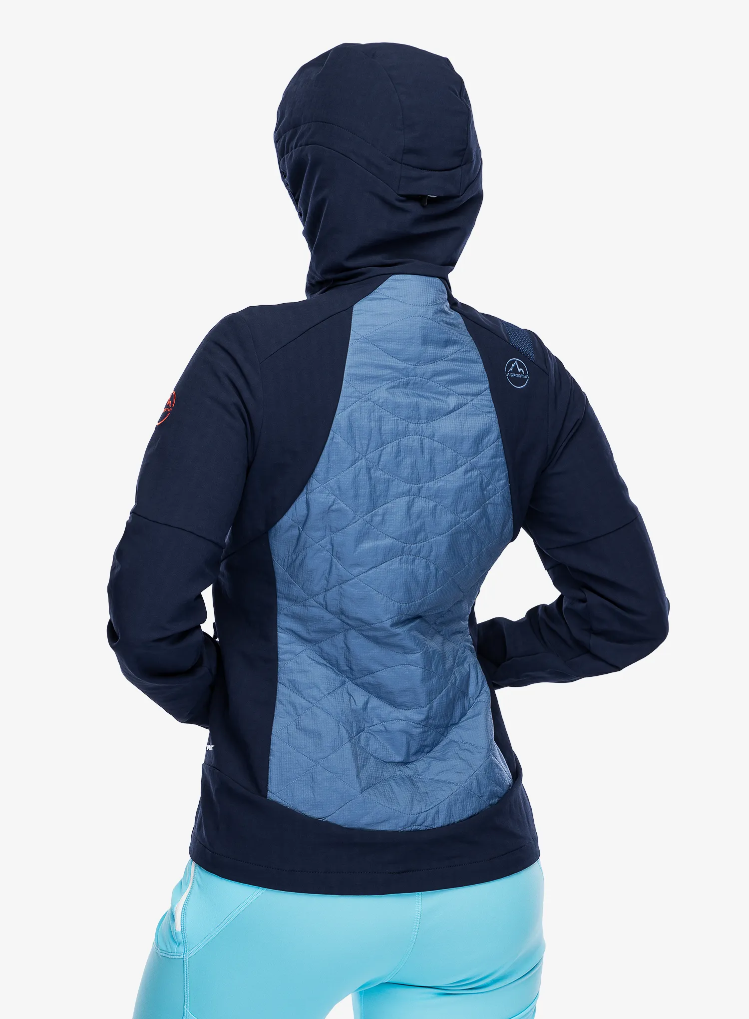 Hybridní bunda dámská La Sportiva Kap Hybrid Hoody - moonlight/deep sea