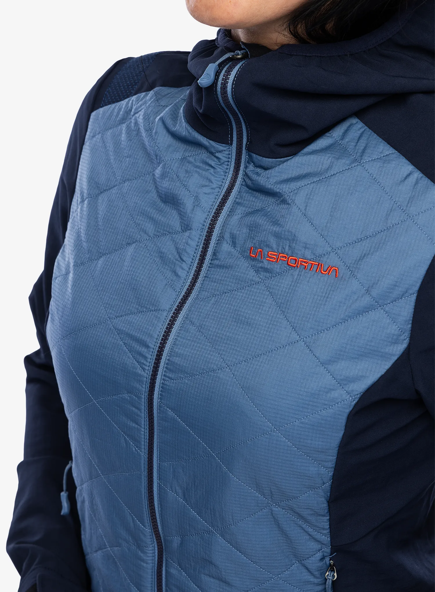 Hybridní bunda dámská La Sportiva Kap Hybrid Hoody - moonlight/deep sea