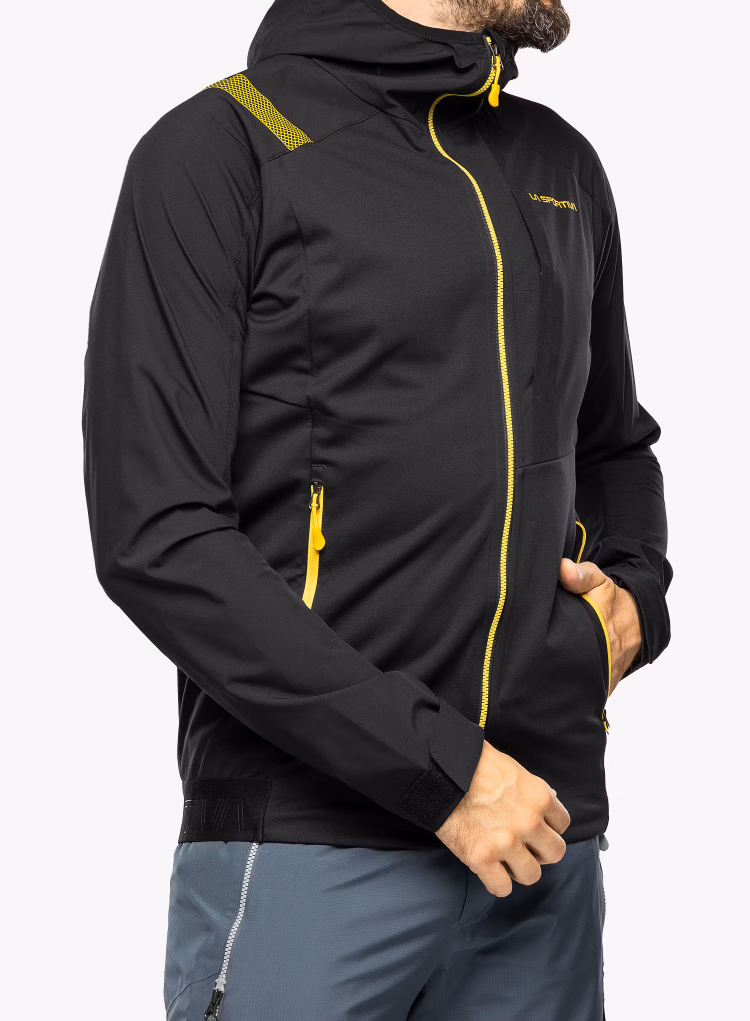 Softshellová bunda pánská La Sportiva Macnas Softshell Jkt - black