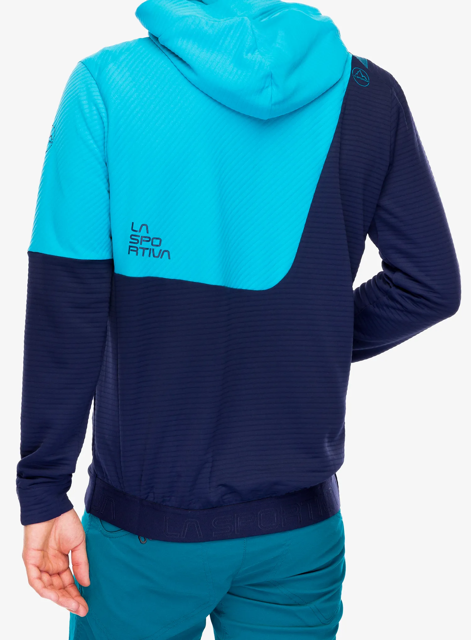 Mikina s kapucí La Sportiva Mood Hoody - deep sea/tropic blue