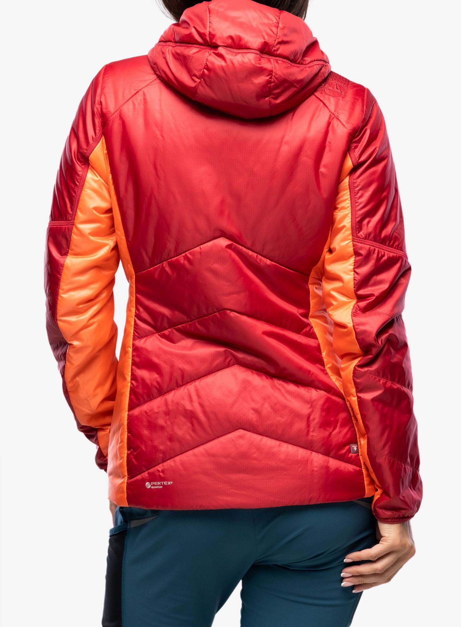 Zateplená bunda dámská La Sportiva Mythic Primaloft Jkt - velvet/flamingo