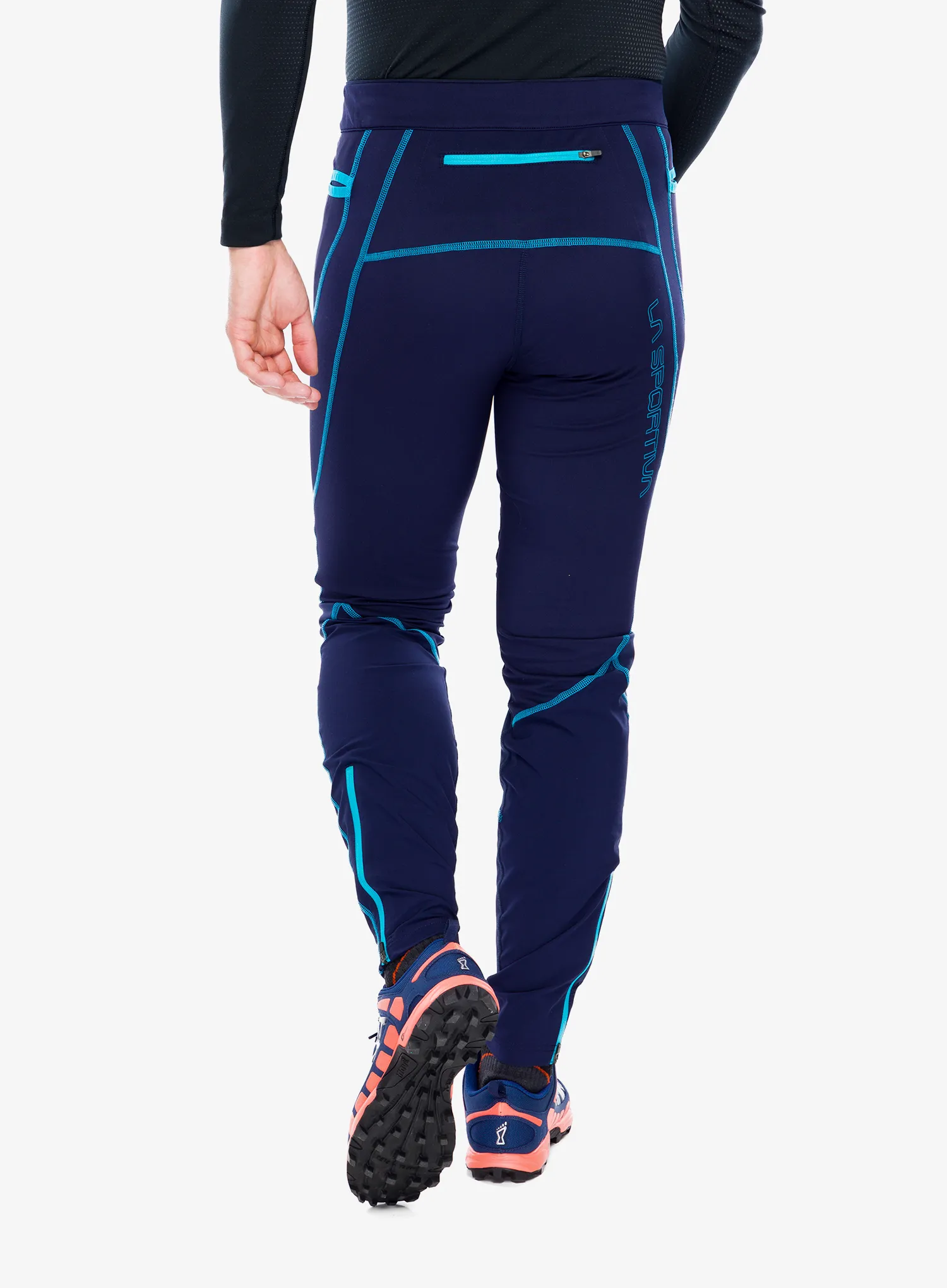 Legíny na běhání La Sportiva Primal Pant - deep sea/tropic blue