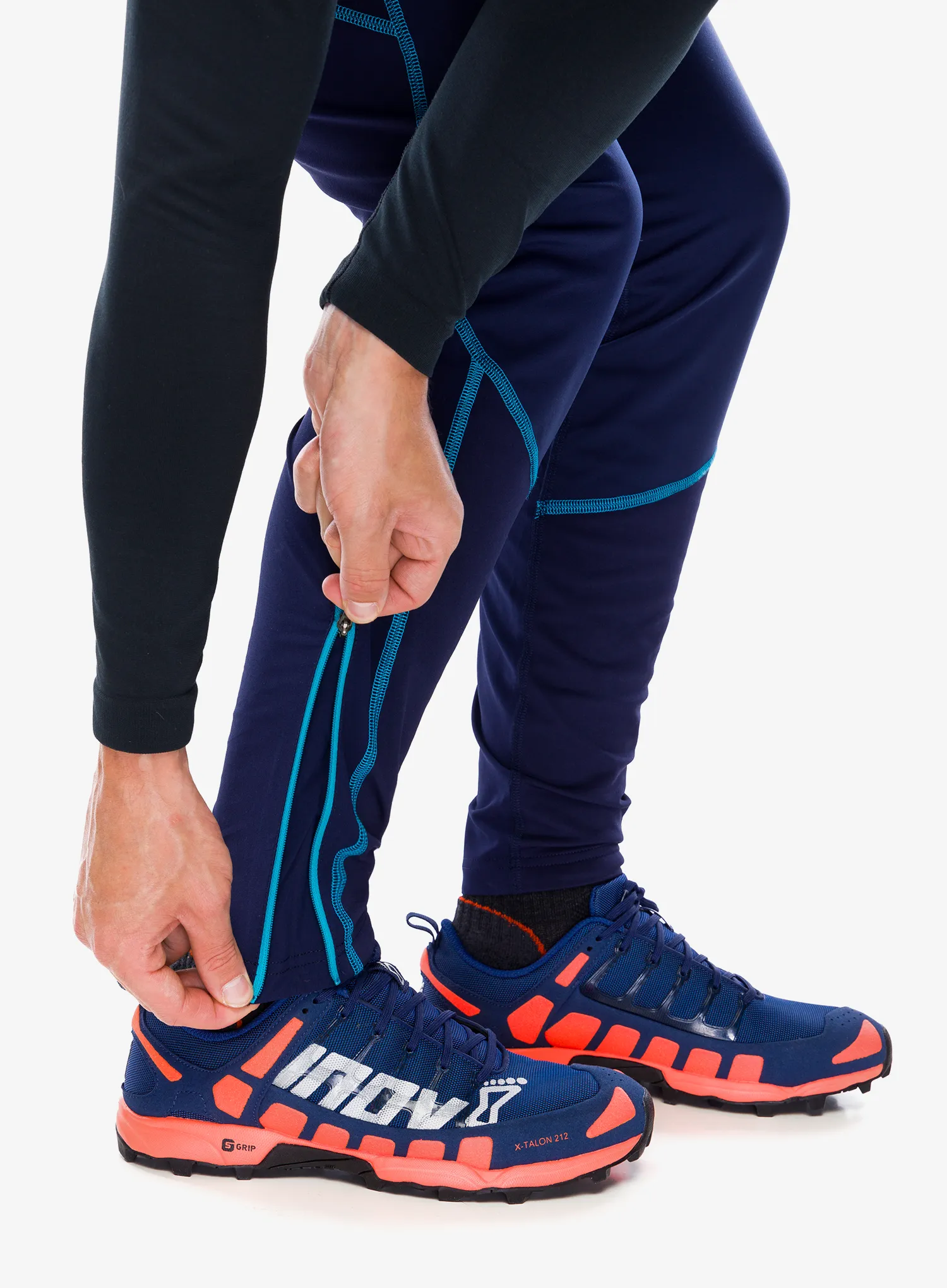 Legíny na běhání La Sportiva Primal Pant - deep sea/tropic blue