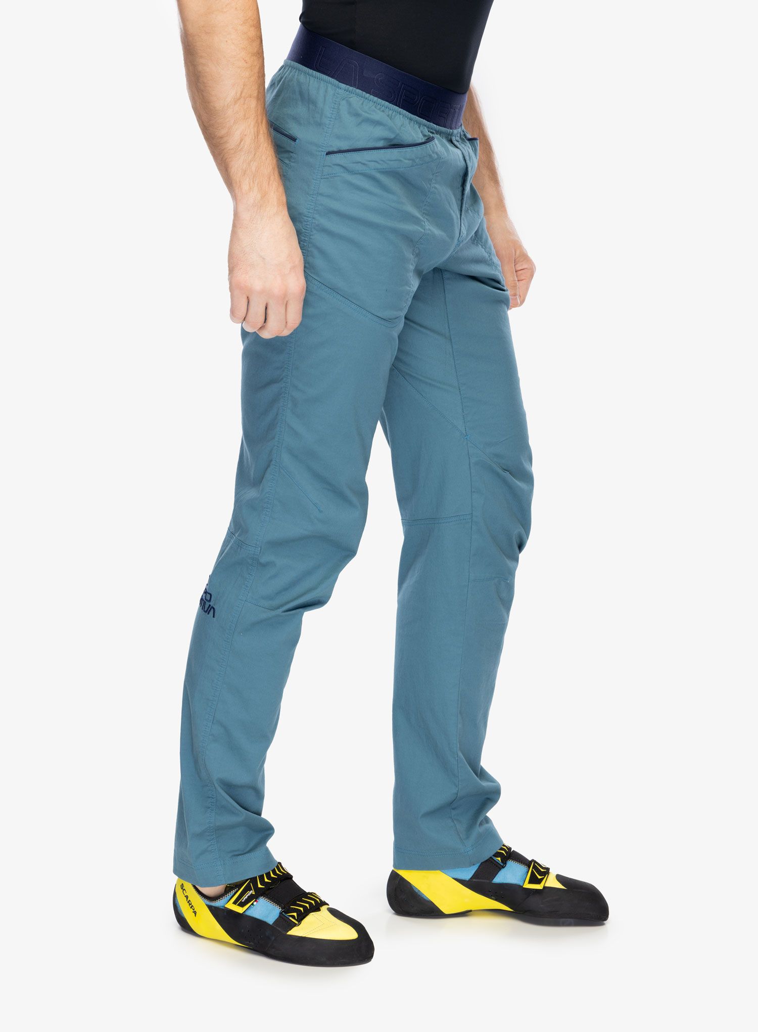 Lezecké kalhoty La Sportiva Roots Pant - hurricane/deep sea