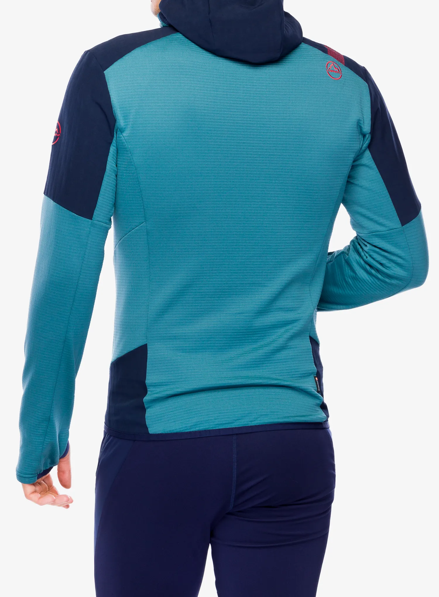 Mikina s kapucí La Sportiva Session Tech Hoody - deep sea/hurricane