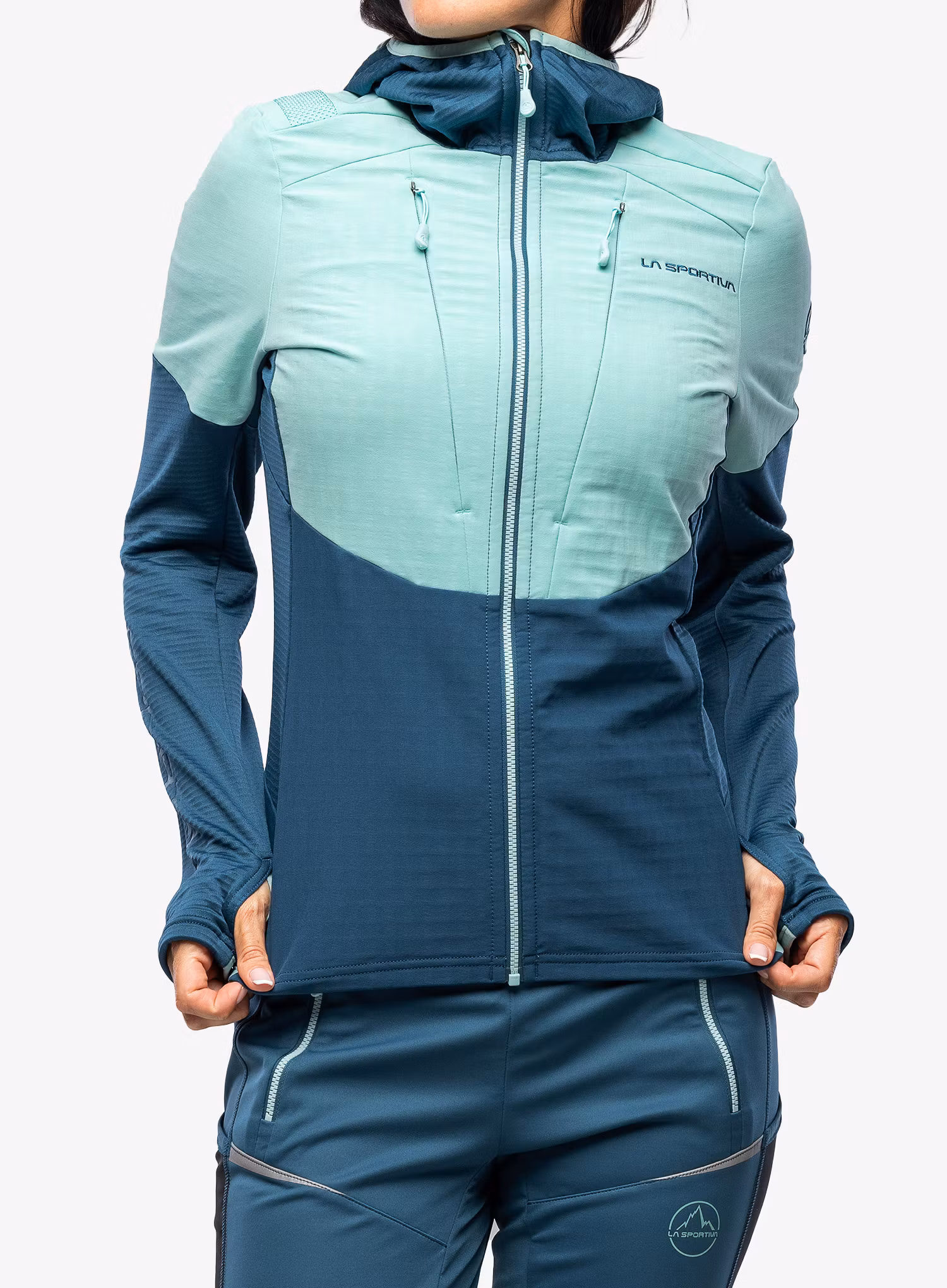 Dámská mikina La Sportiva Session Tech Hoody - storm blue/iceberg