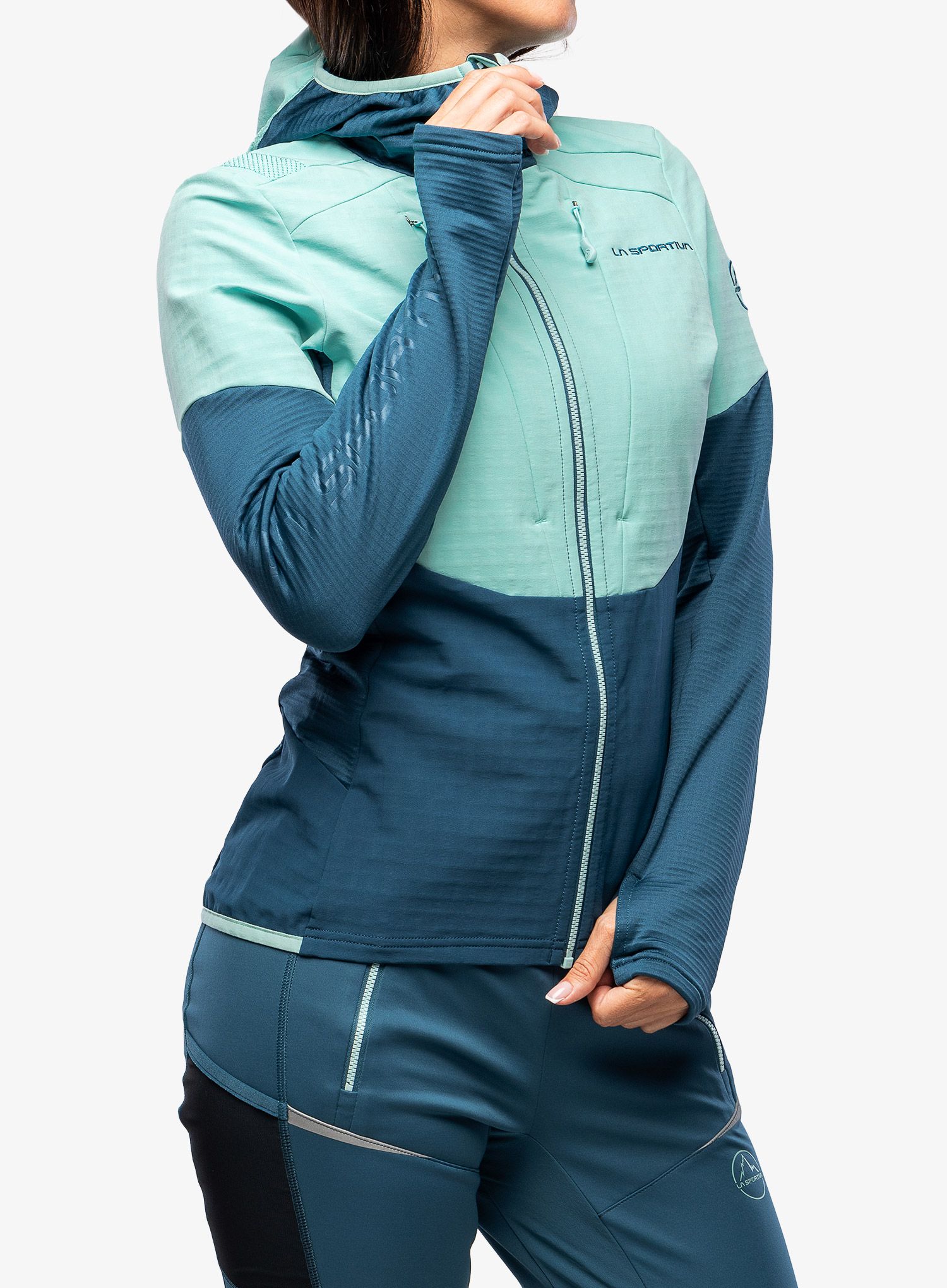 Dámská mikina La Sportiva Session Tech Hoody - storm blue/iceberg