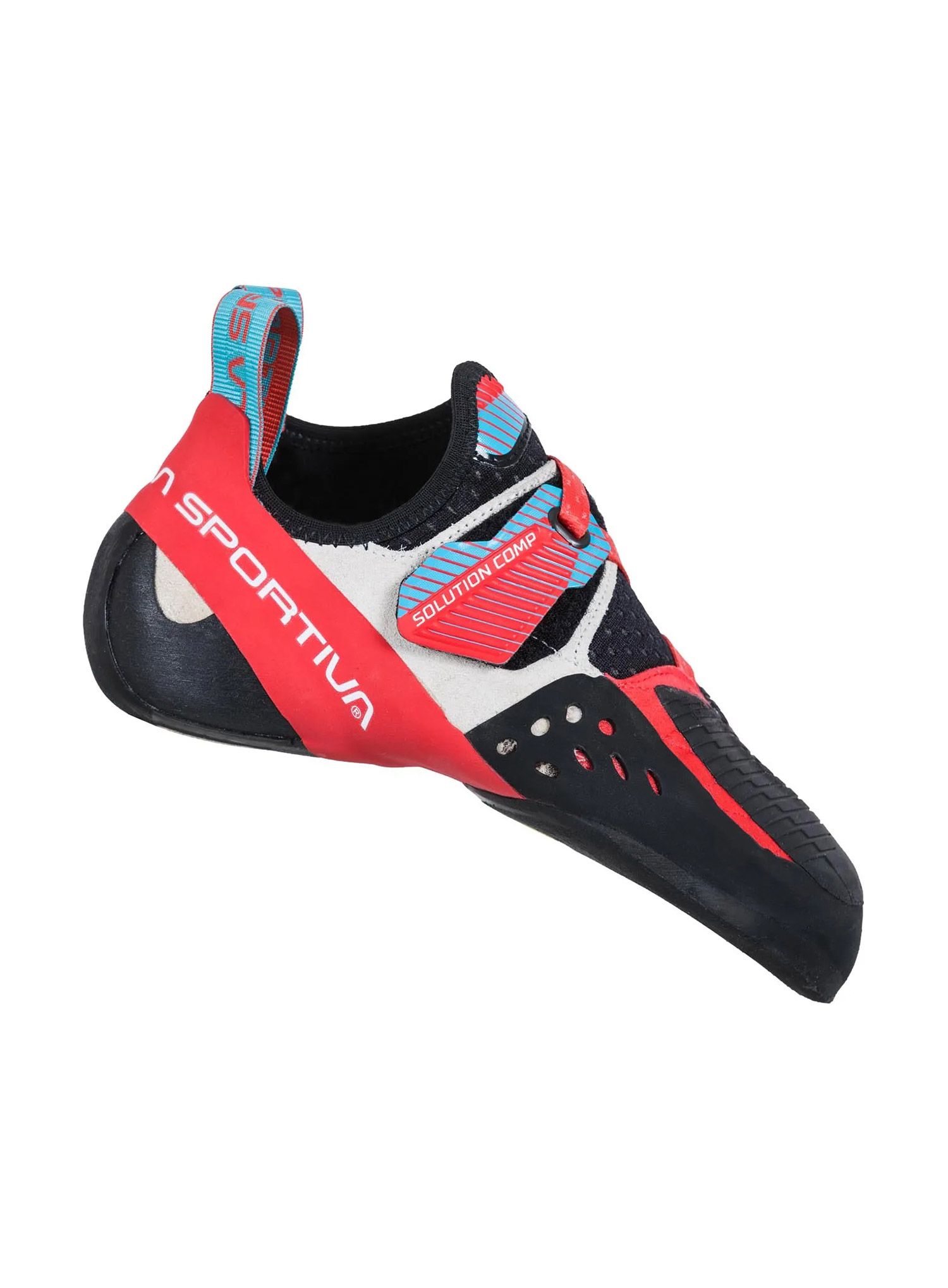 Lezečky dámské La Sportiva Solution Comp - hibiscus/malibu blue