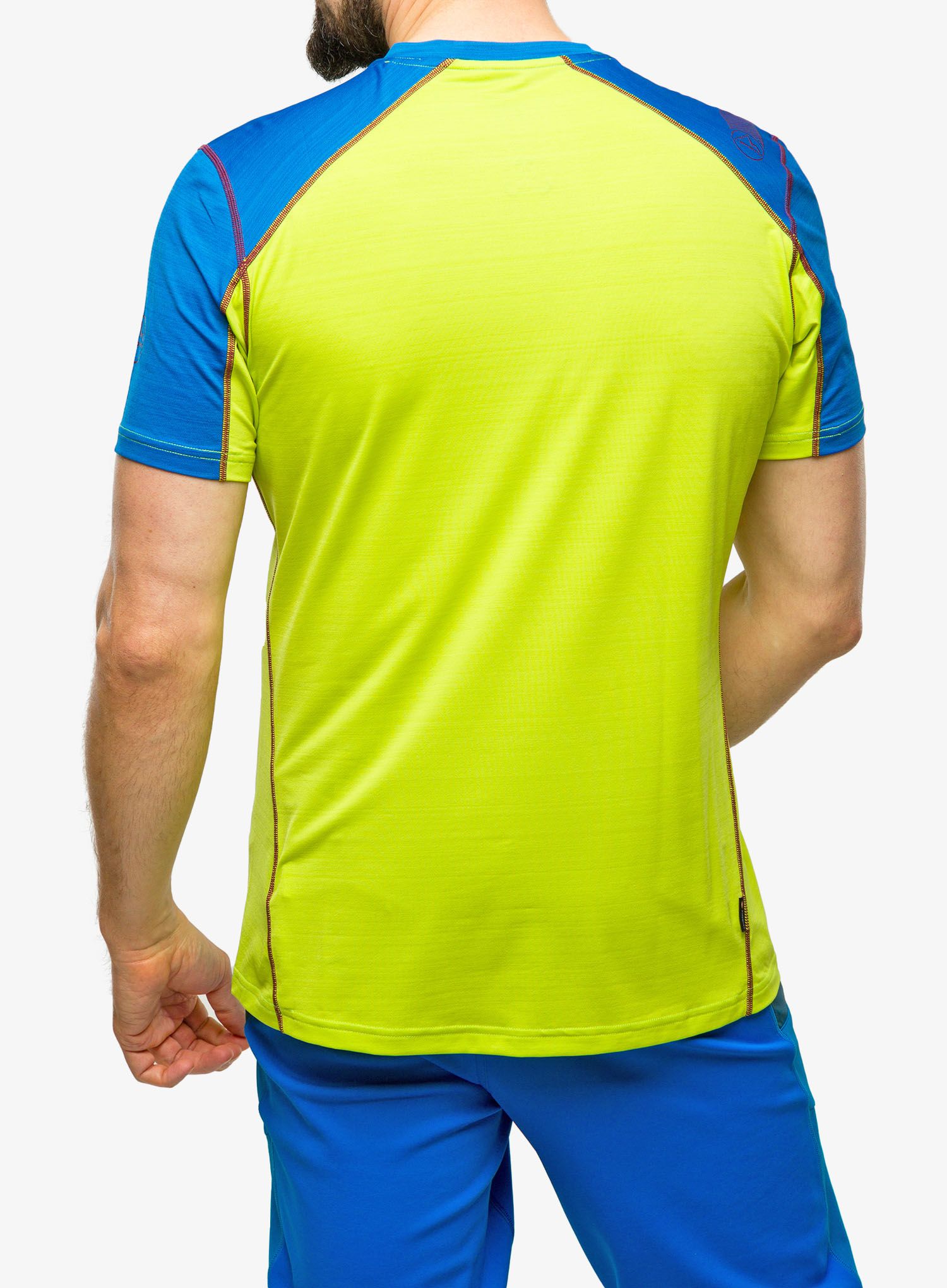 Rychleschnoucí triko La Sportiva Sunfire T-Shirt - lime punch/electric blue