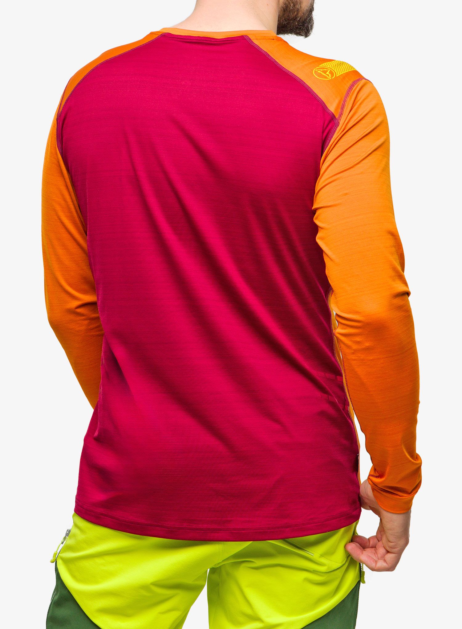Funkční mikina La Sportiva Tour Long Sleeve - hawaiian sun/sangria
