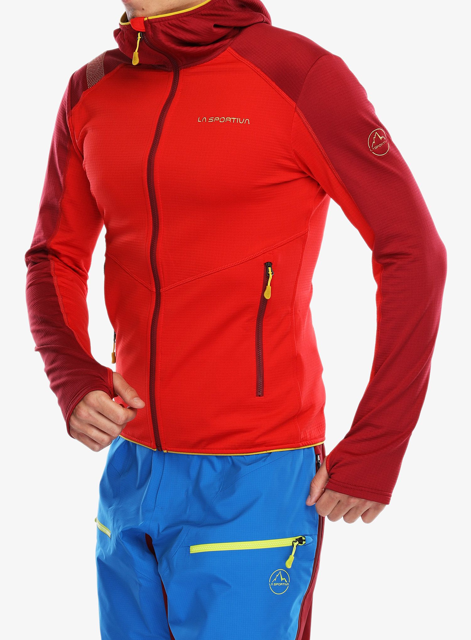 Mikina s kapucí La Sportiva Upendo Hoody - sunset/sangria