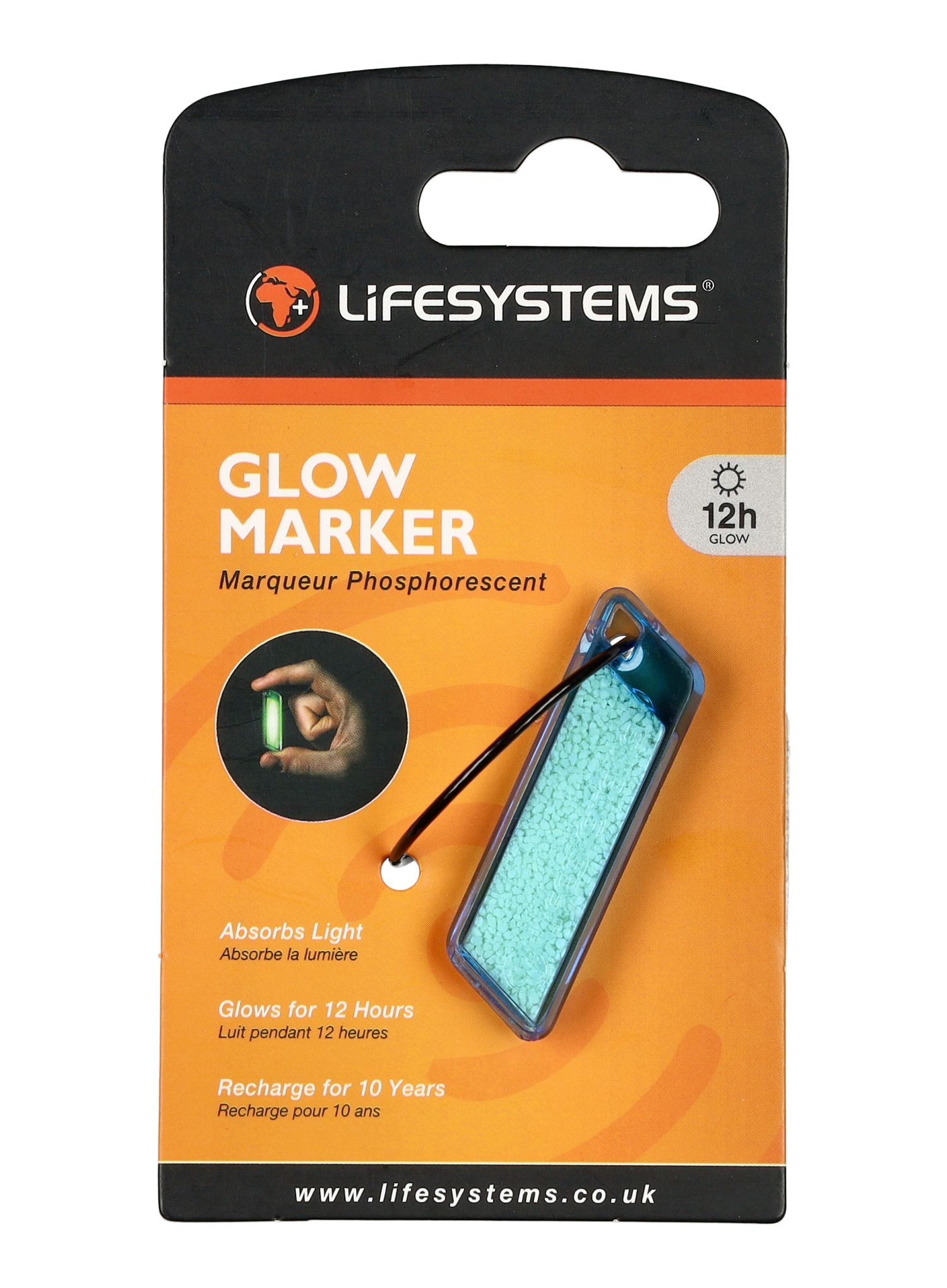 Přívěšek Lifesystems Glow Marker - blue