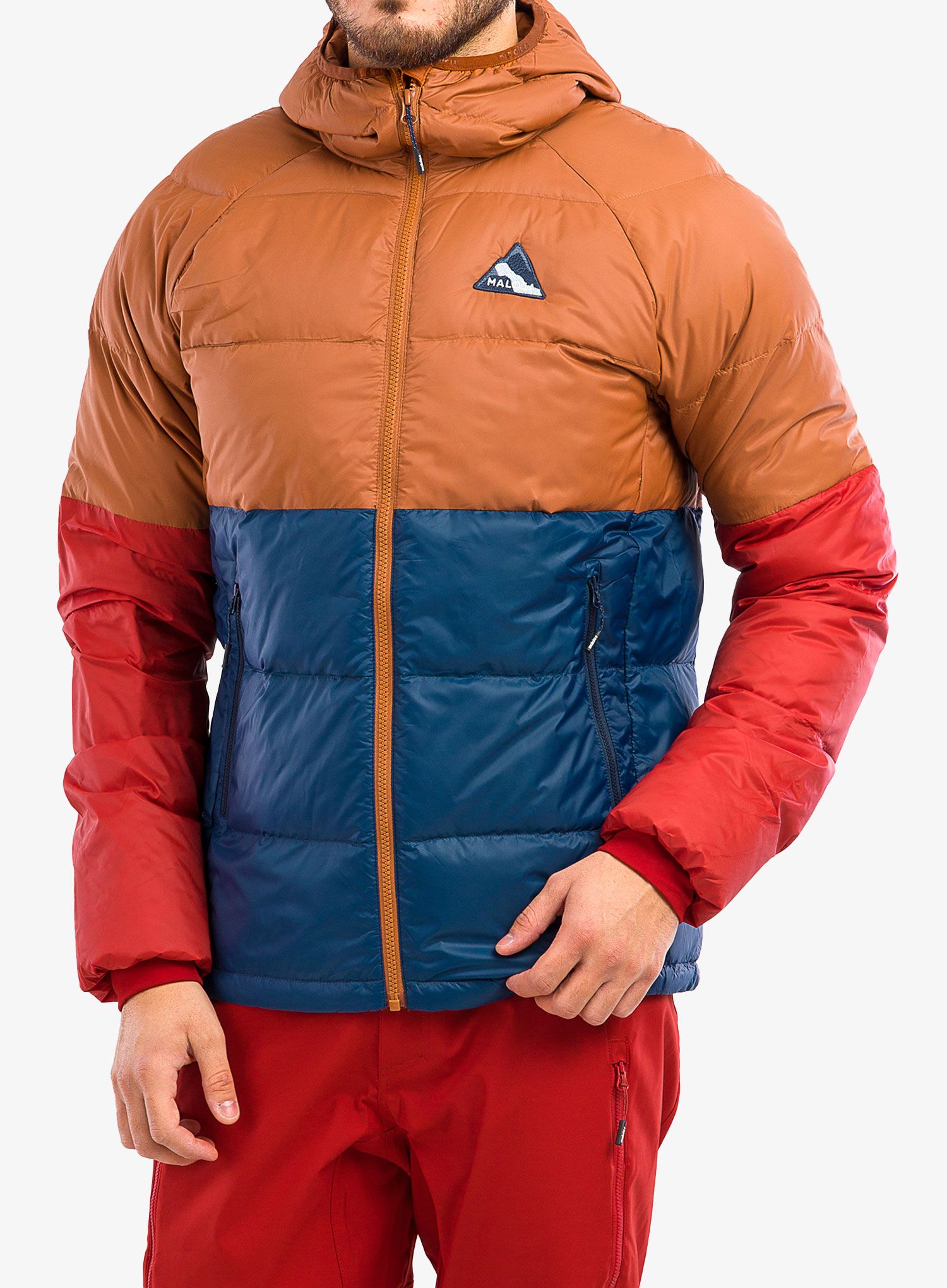 Pánská péřová bunda Maloja Fuchs - midnight multi