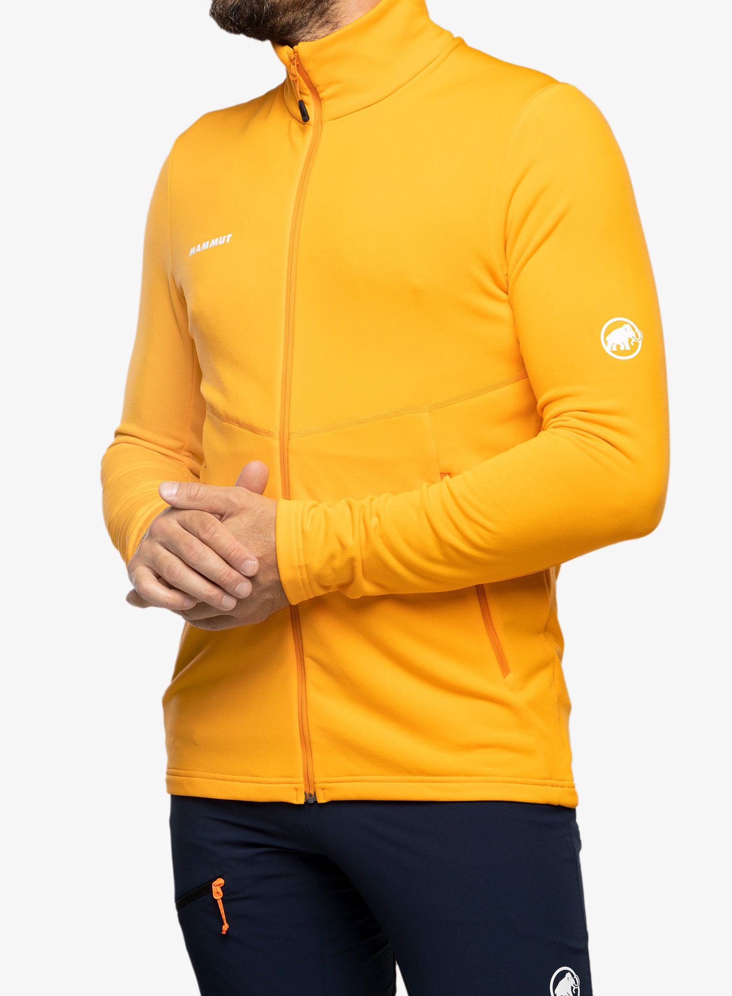 Fleece mikina Mammut Aconcagua Light ML Jacket - tangerine