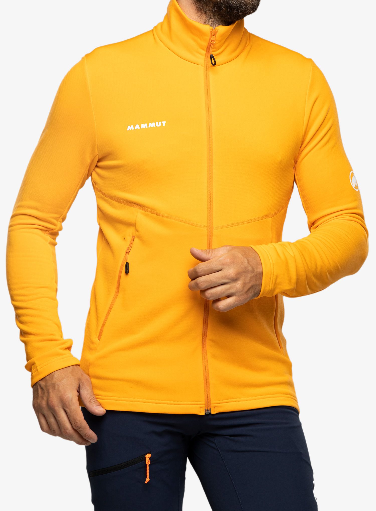 Fleece mikina Mammut Aconcagua Light ML Jacket - tangerine