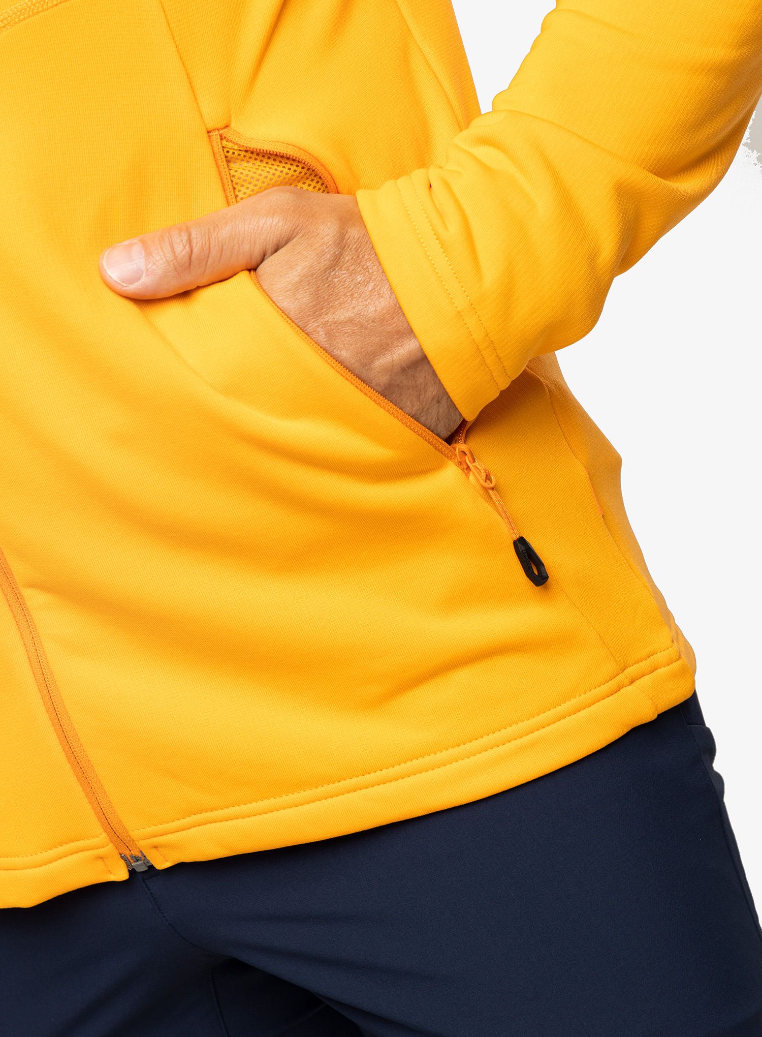 Fleece mikina Mammut Aconcagua Light ML Jacket - tangerine