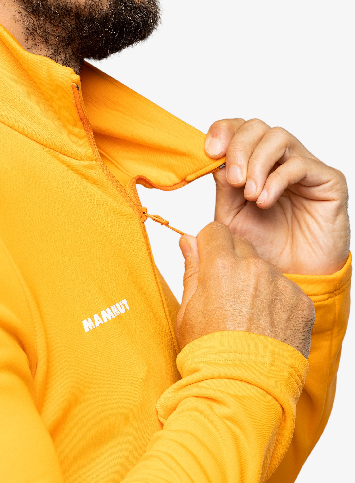 Fleece mikina Mammut Aconcagua Light ML Jacket - tangerine