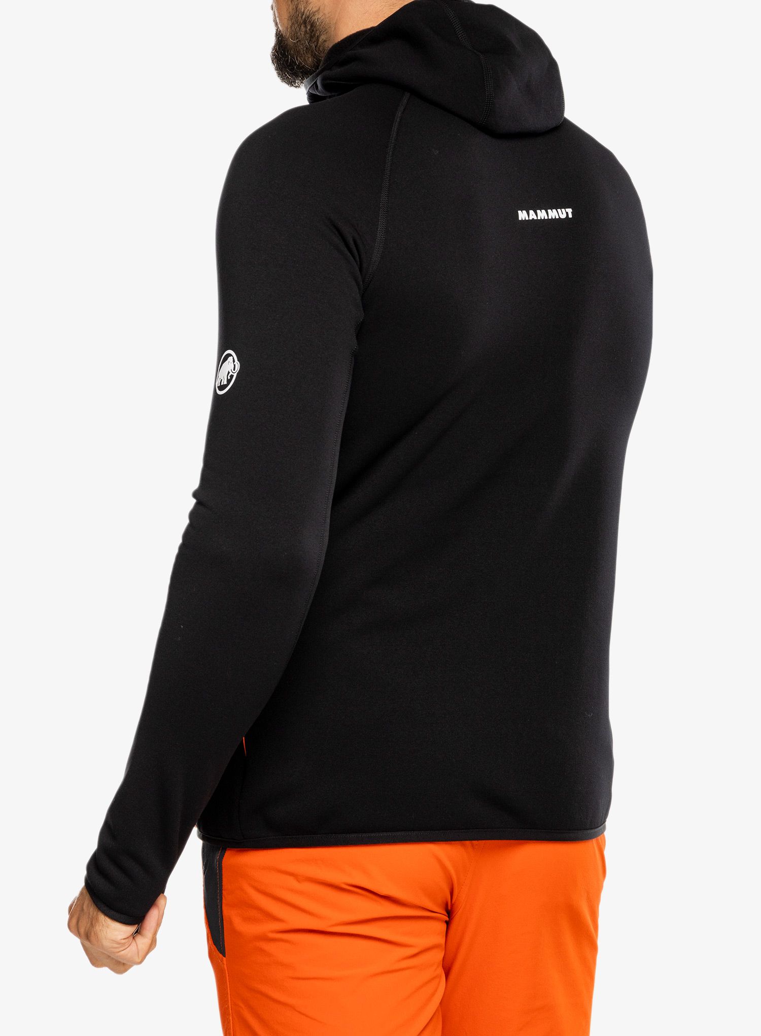 Fleece mikina pánská Mammut Aconcagua ML Hooded Jacket - black