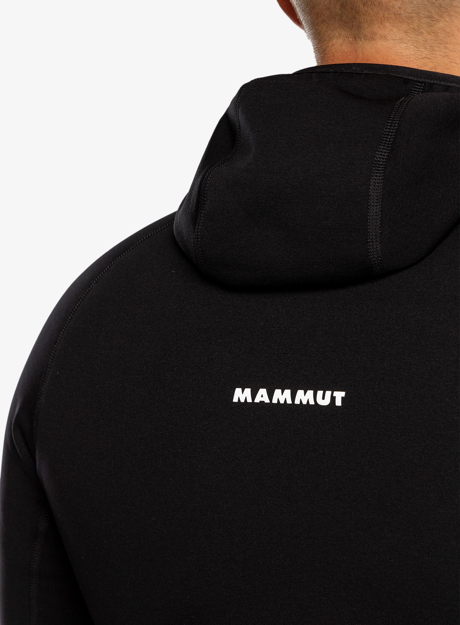 Fleece mikina pánská Mammut Aconcagua ML Hooded Jacket - black