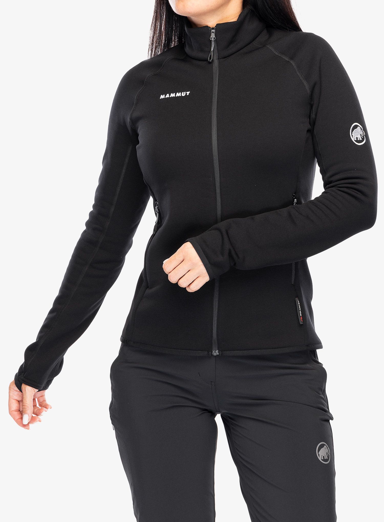Dámská mikina se zipem Mammut Aconcagua ML Jkt - black
