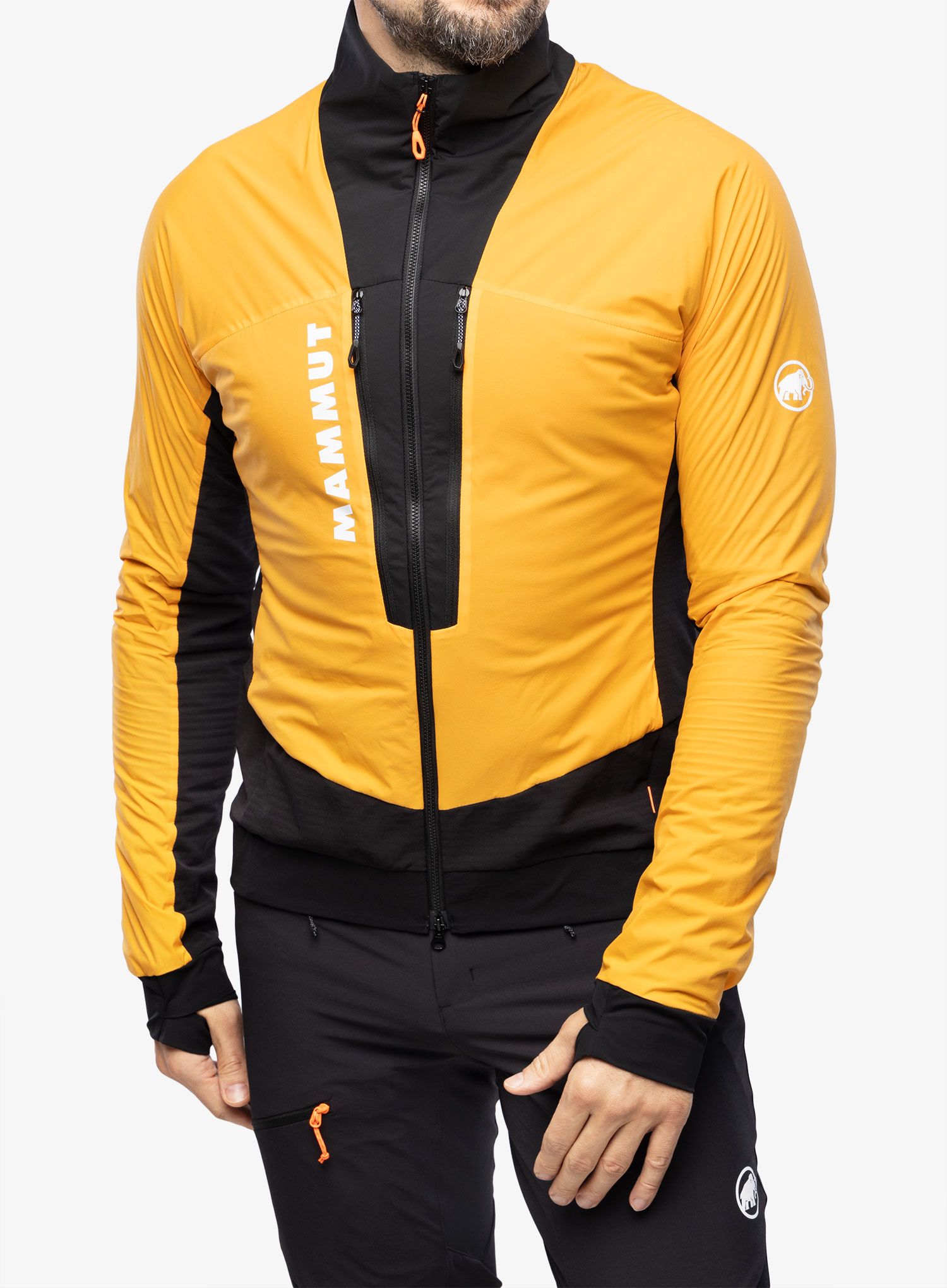 Pánská bunda Mammut Aenergy IN Hybrid Jacket - tangerine/black