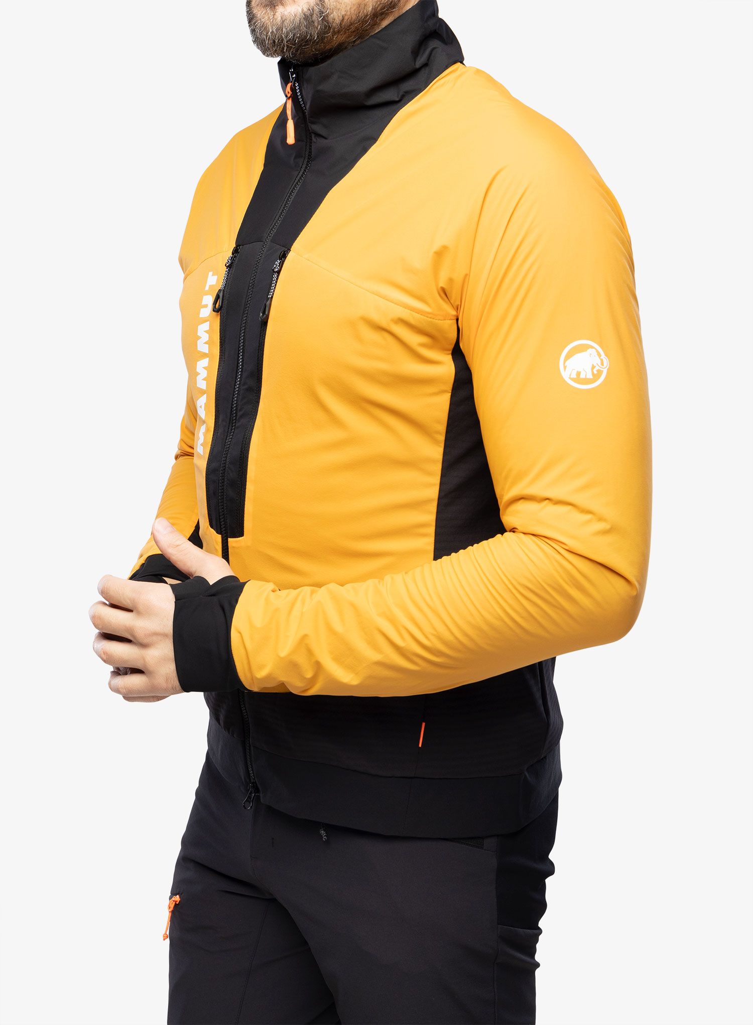 Pánská bunda Mammut Aenergy IN Hybrid Jacket - tangerine/black