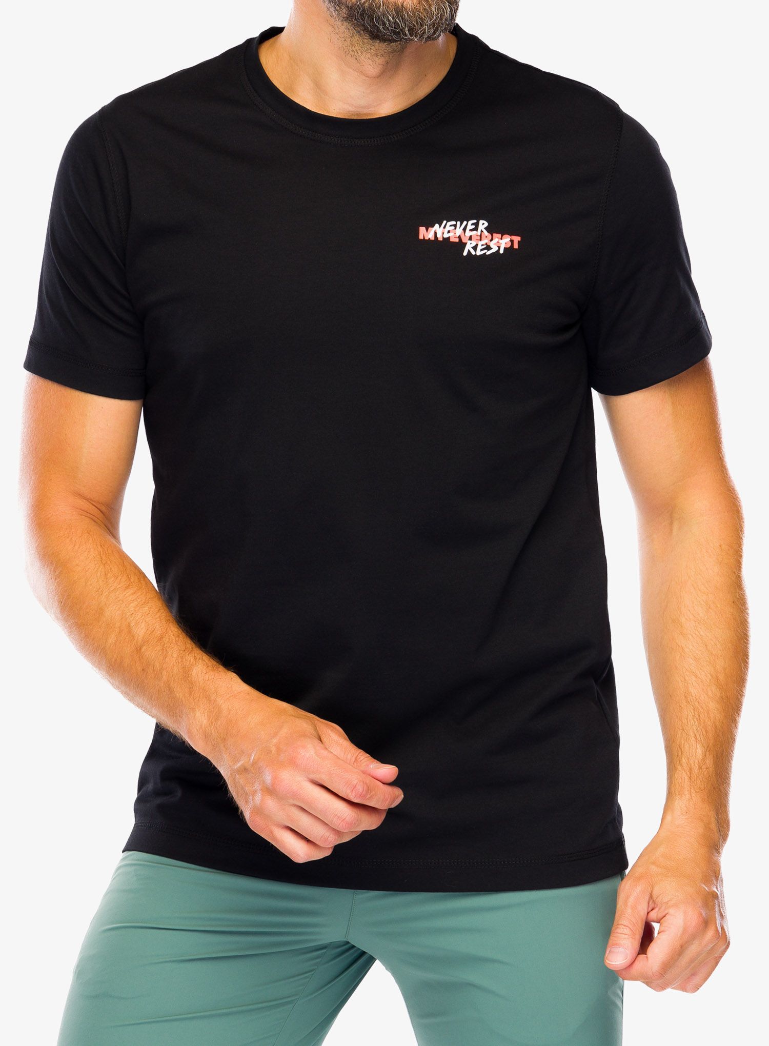 Tričko Mammut Core T-Shirt Never Rest - black