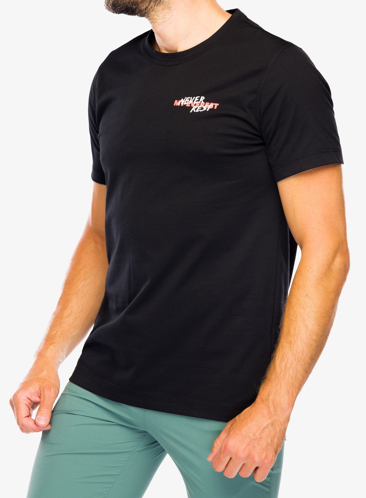Tričko Mammut Core T-Shirt Never Rest - black