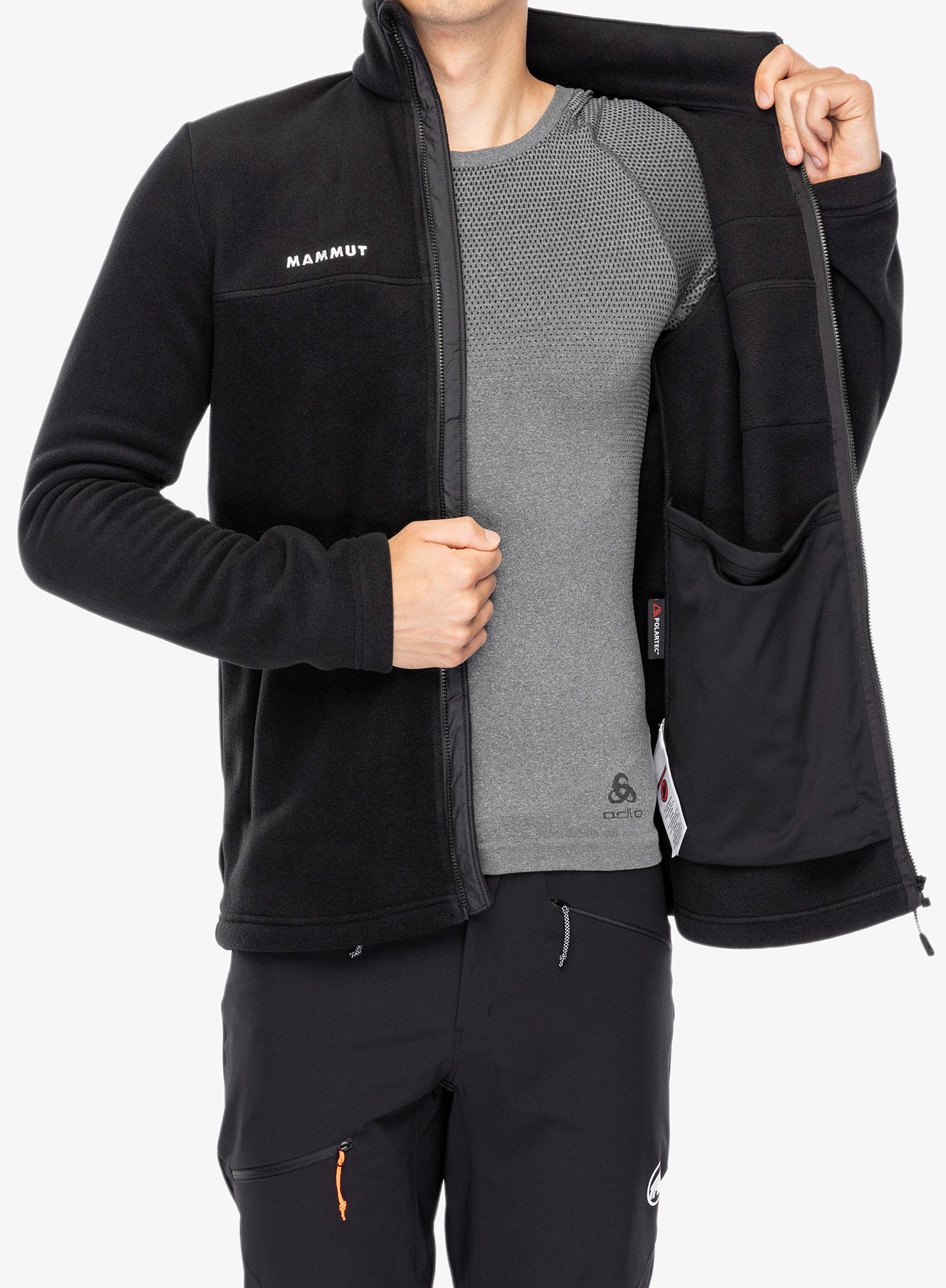 Fleecová bunda Mammut Innominata ML Jacket - black