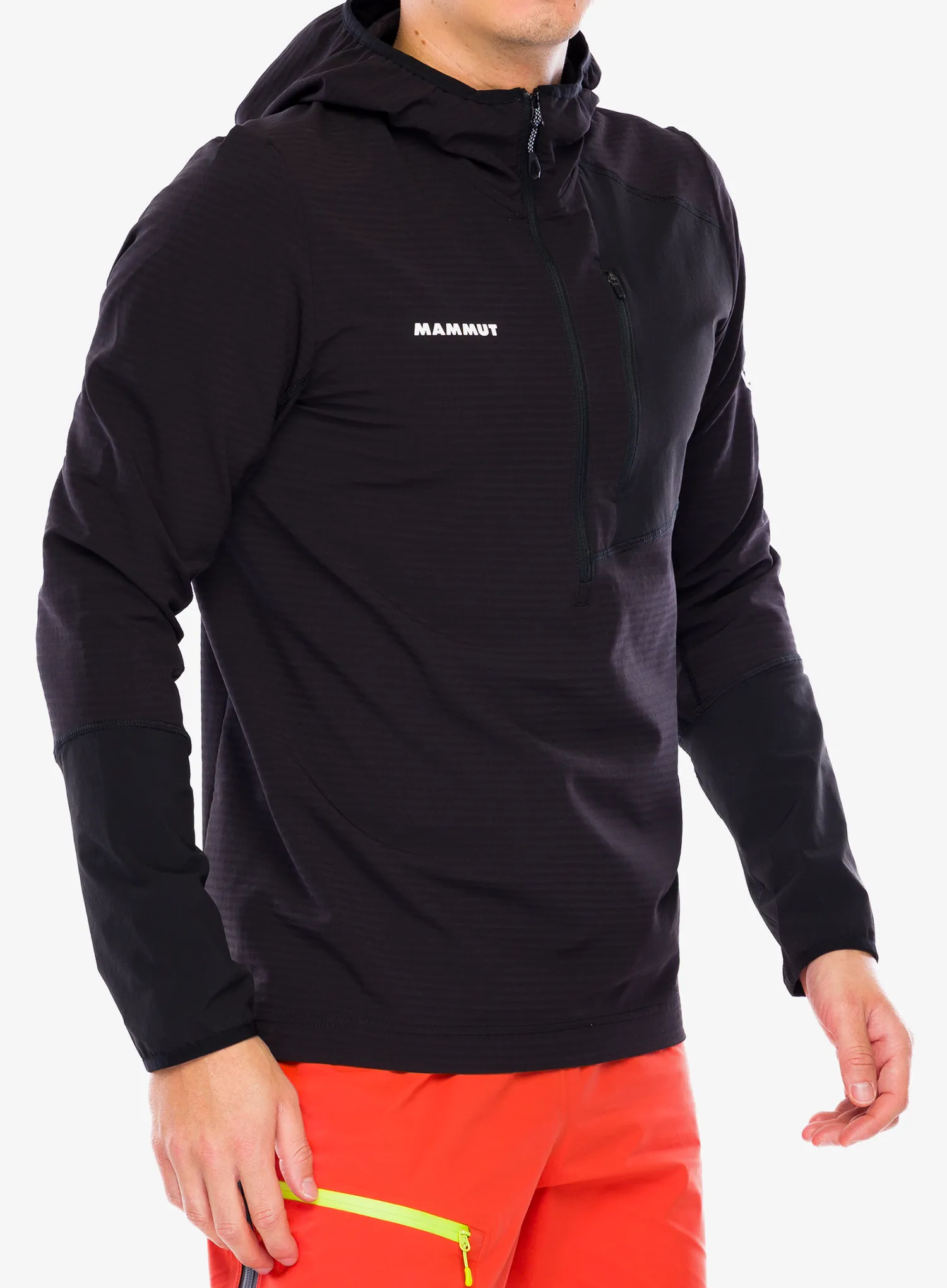 Mikina Mammut Madris Light ML Half Zip Hoody - black