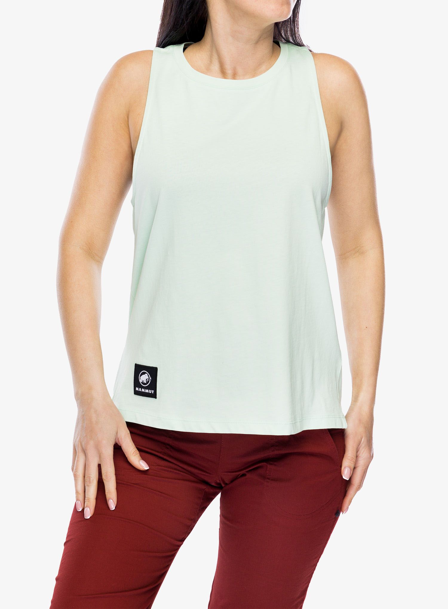 Dámský lezecký top Mammut Massone Tank Top Patch - neo mint