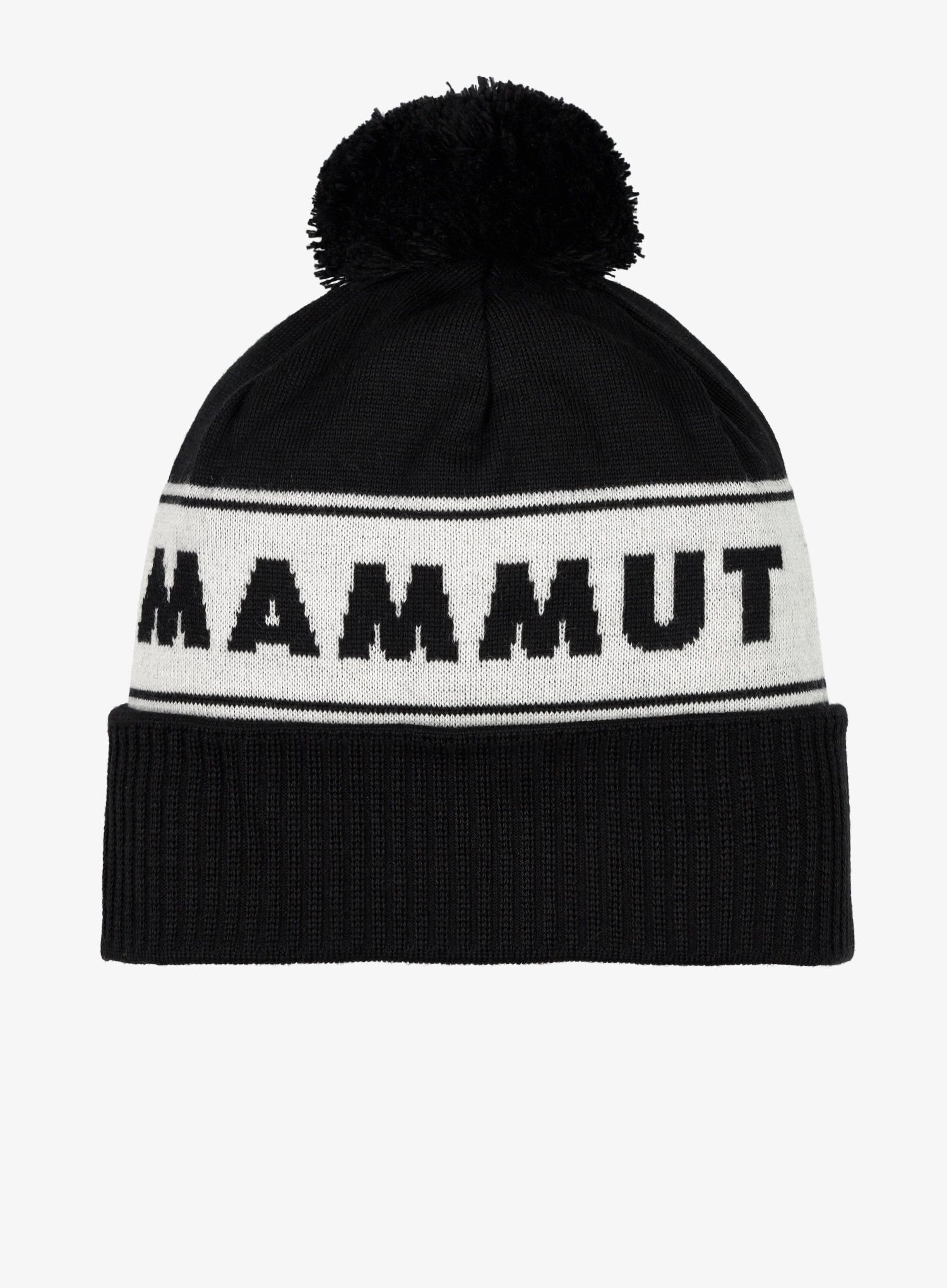 Zimní čepice Mammut Peaks Beanie - black/white