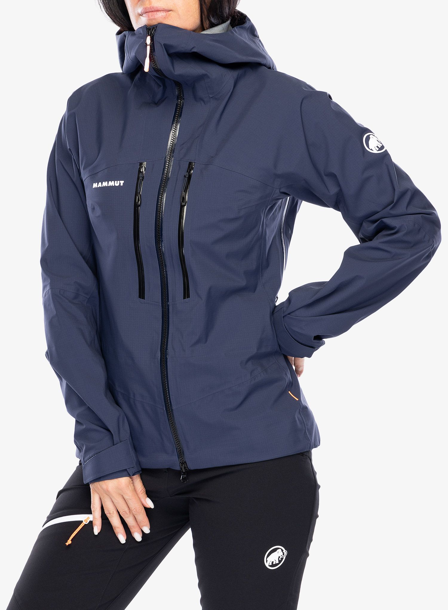 Dámská nepromokavá bunda s membránou Mammut Taiss HS Hooded Jacket - marine/black