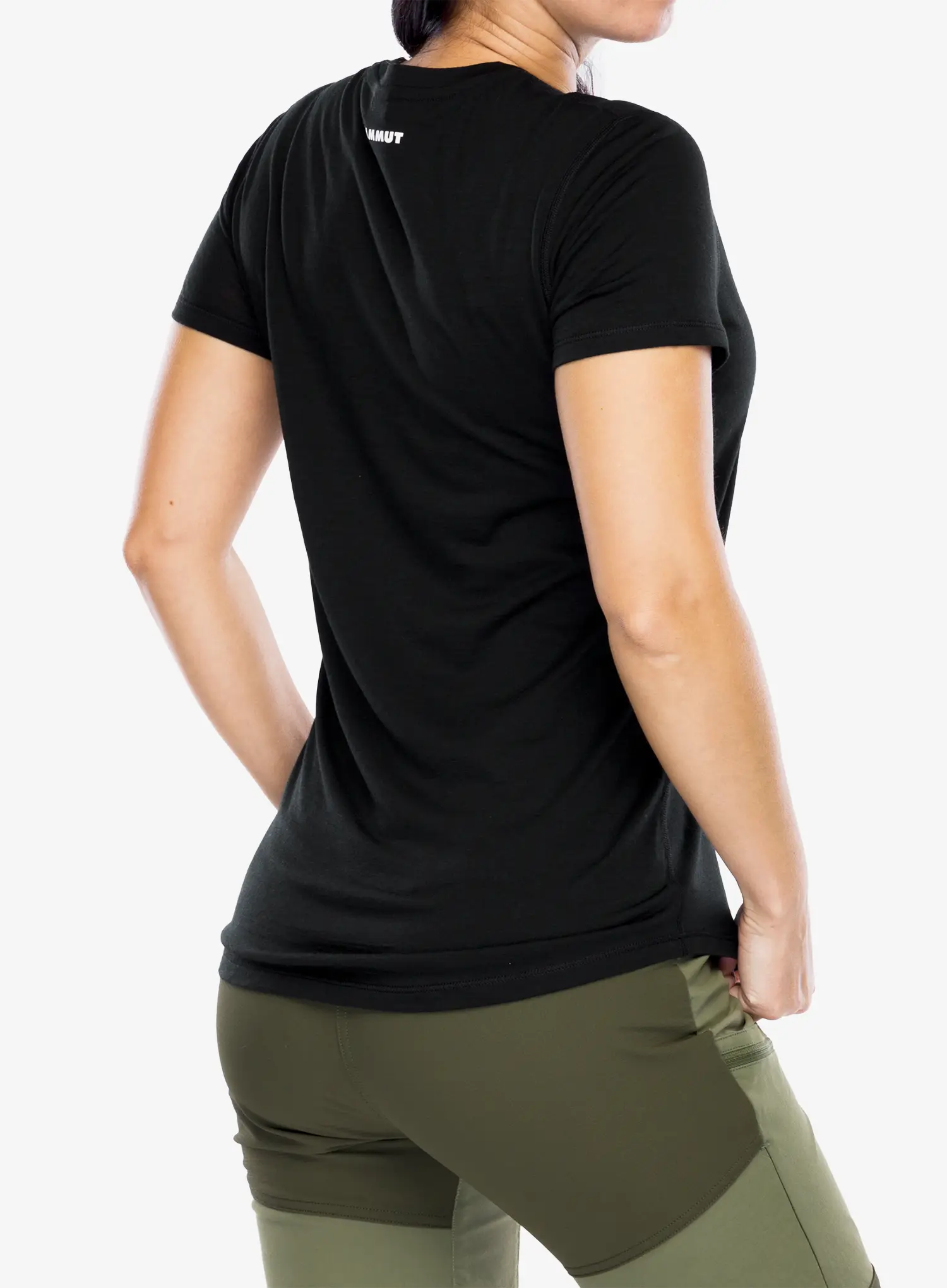 Merino triko dámské Mammut Tree Wool FL T-Shirt - black/black