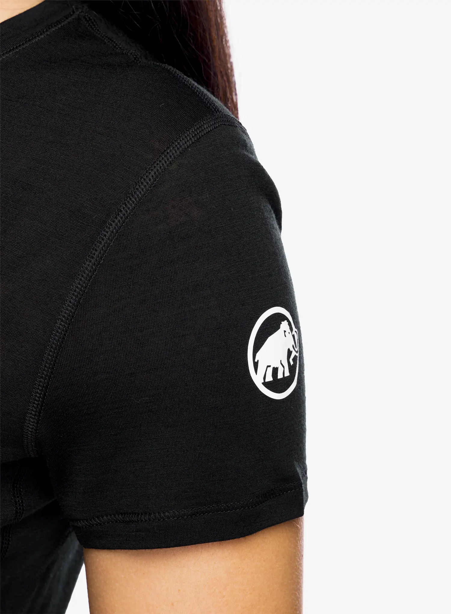Merino triko dámské Mammut Tree Wool FL T-Shirt - black/black