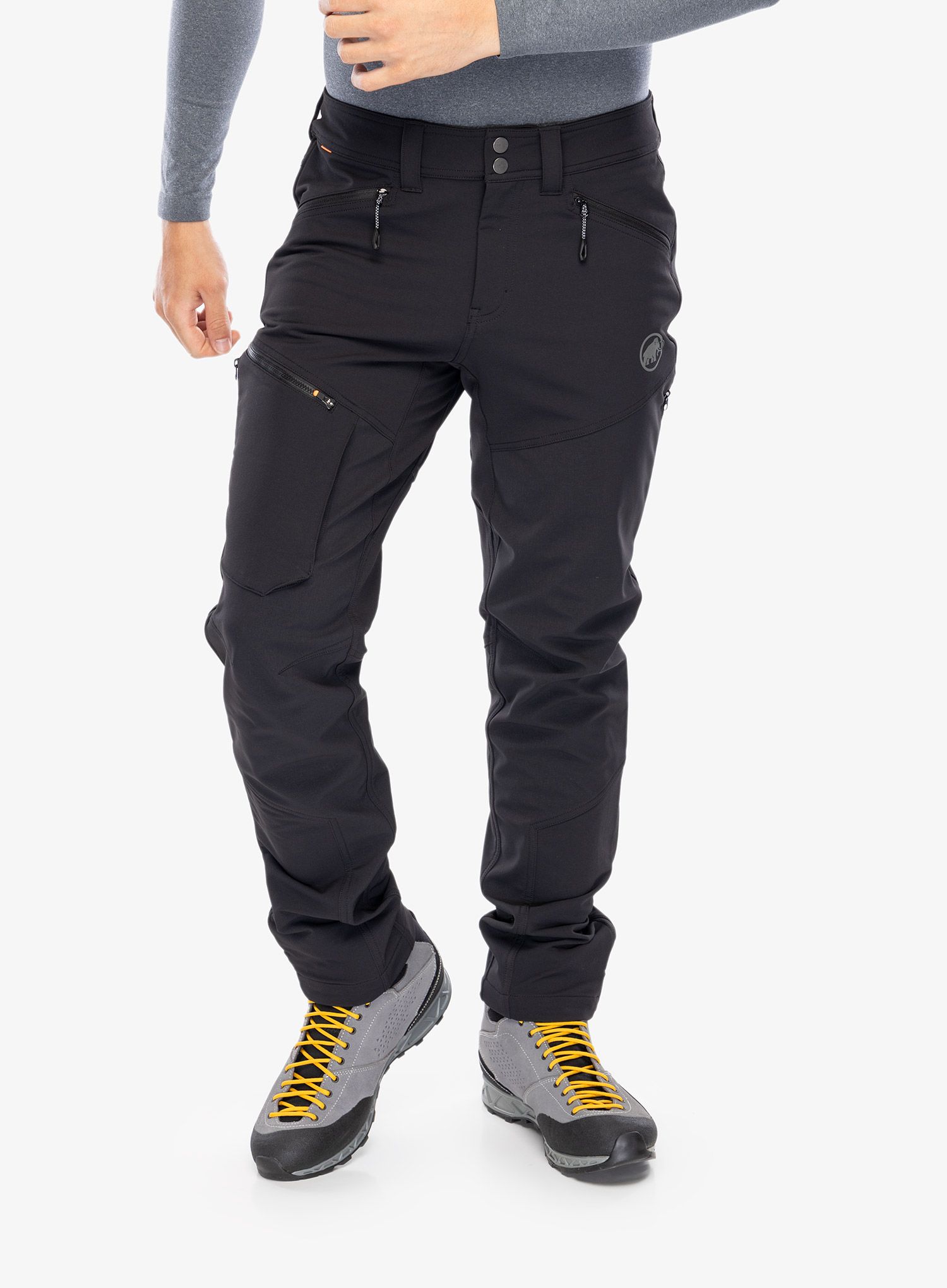 Softshell kalhoty Mammut Zinal Guide SO Hybrid Pants - black