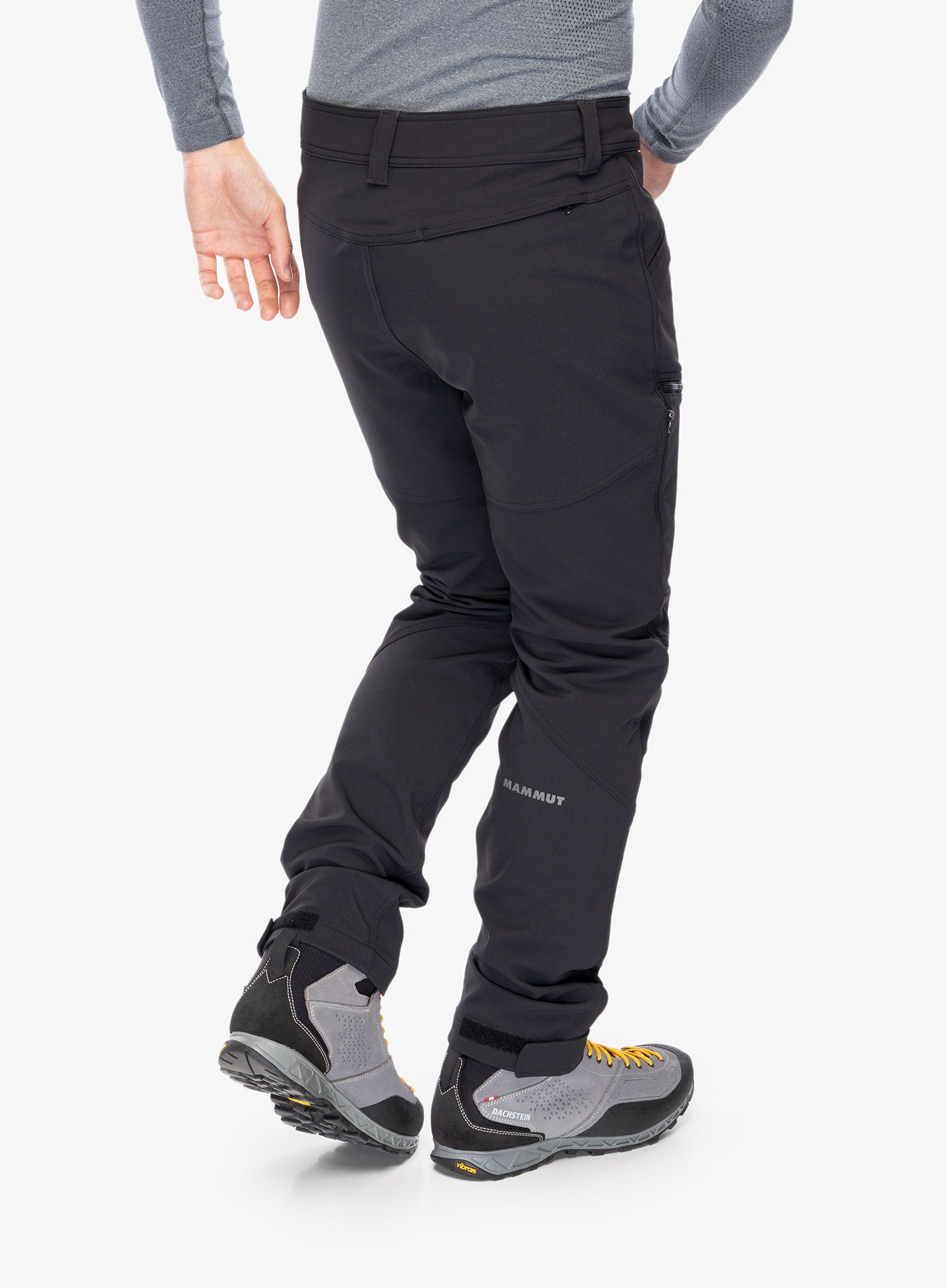 Softshell kalhoty Mammut Zinal Guide SO Hybrid Pants - black