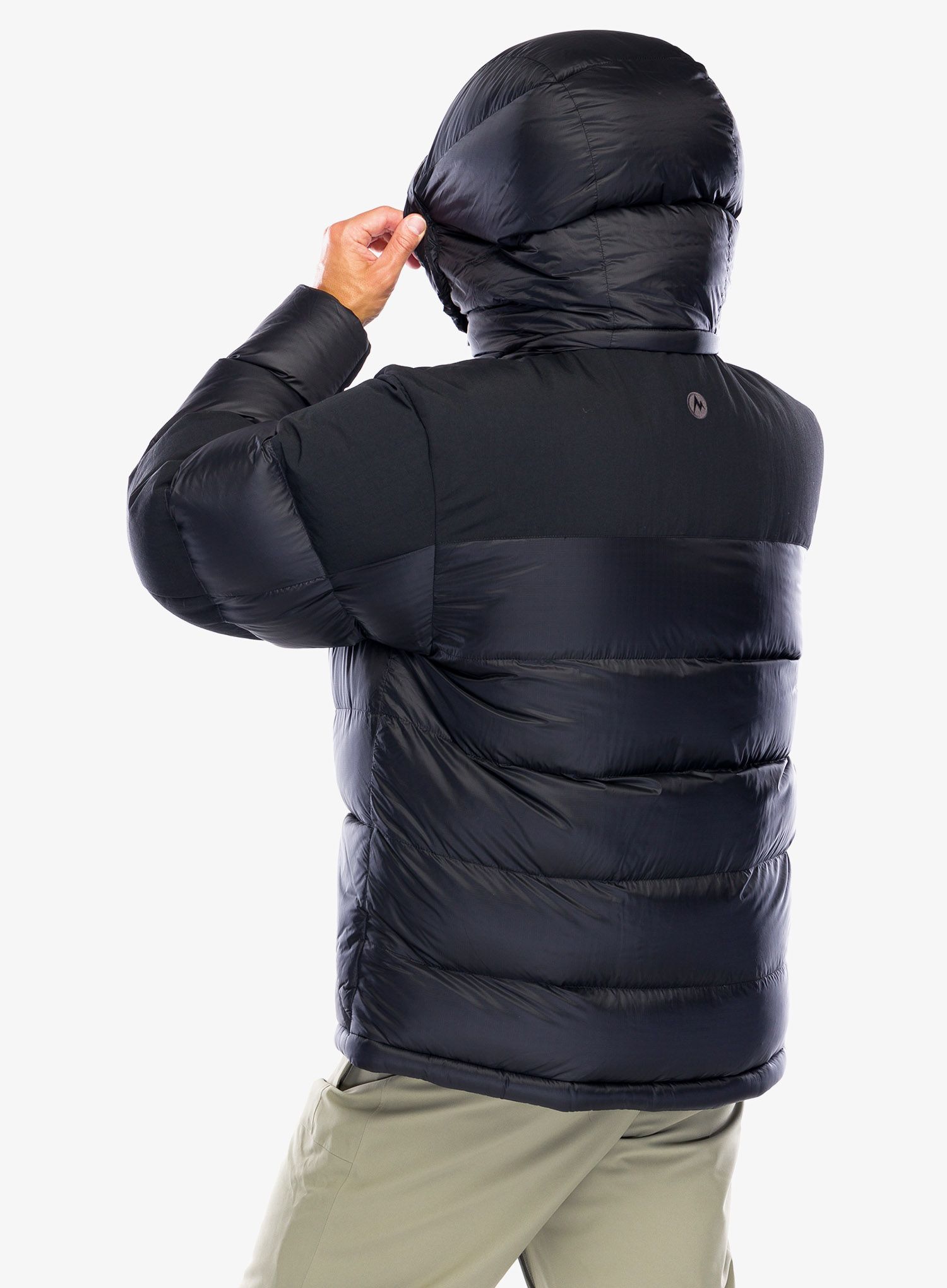 Péřová bunda Marmot 03 Plasma Parka - black