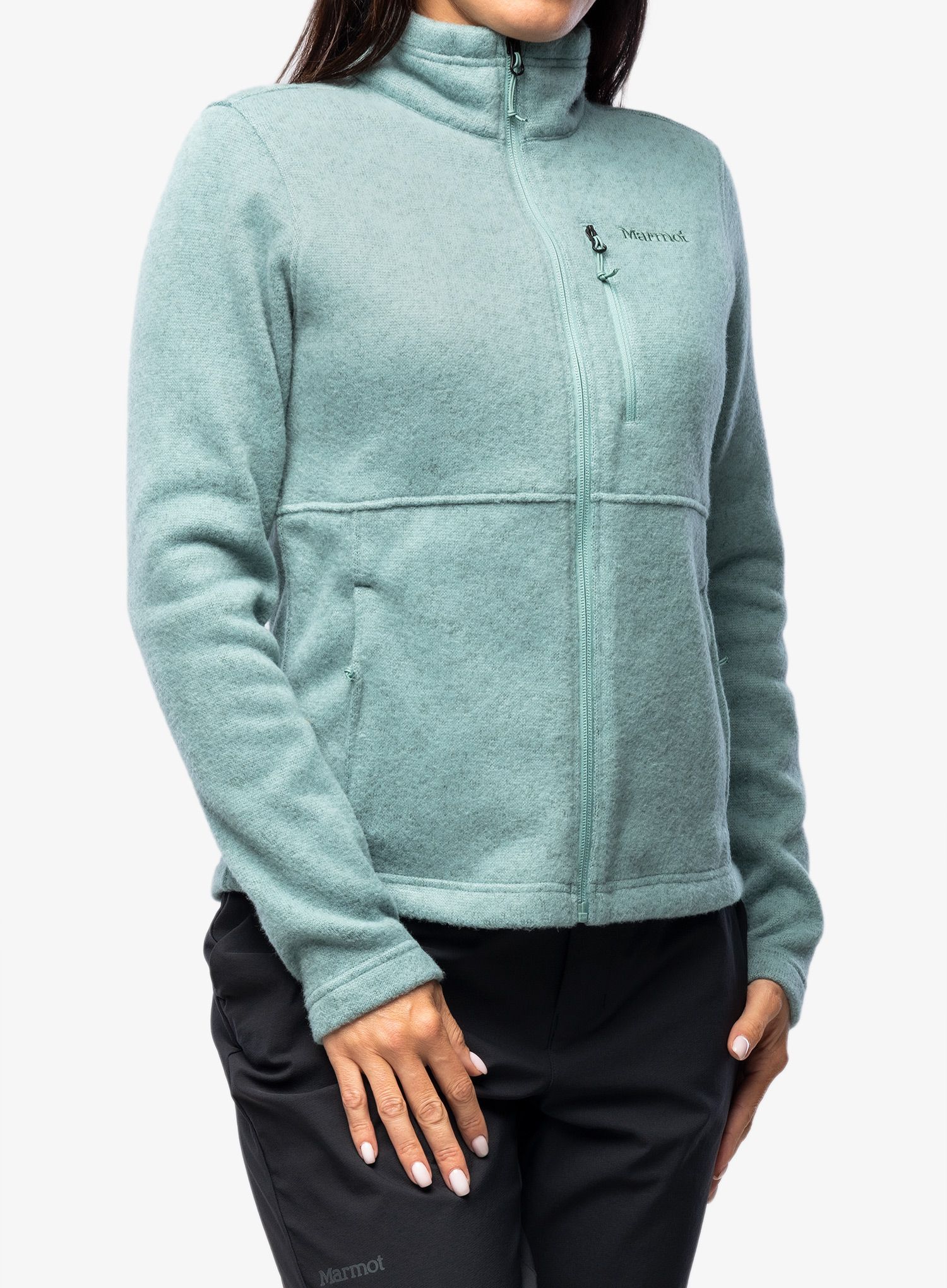 Dámská mikina Marmot Drop Line Jacket - blue agave